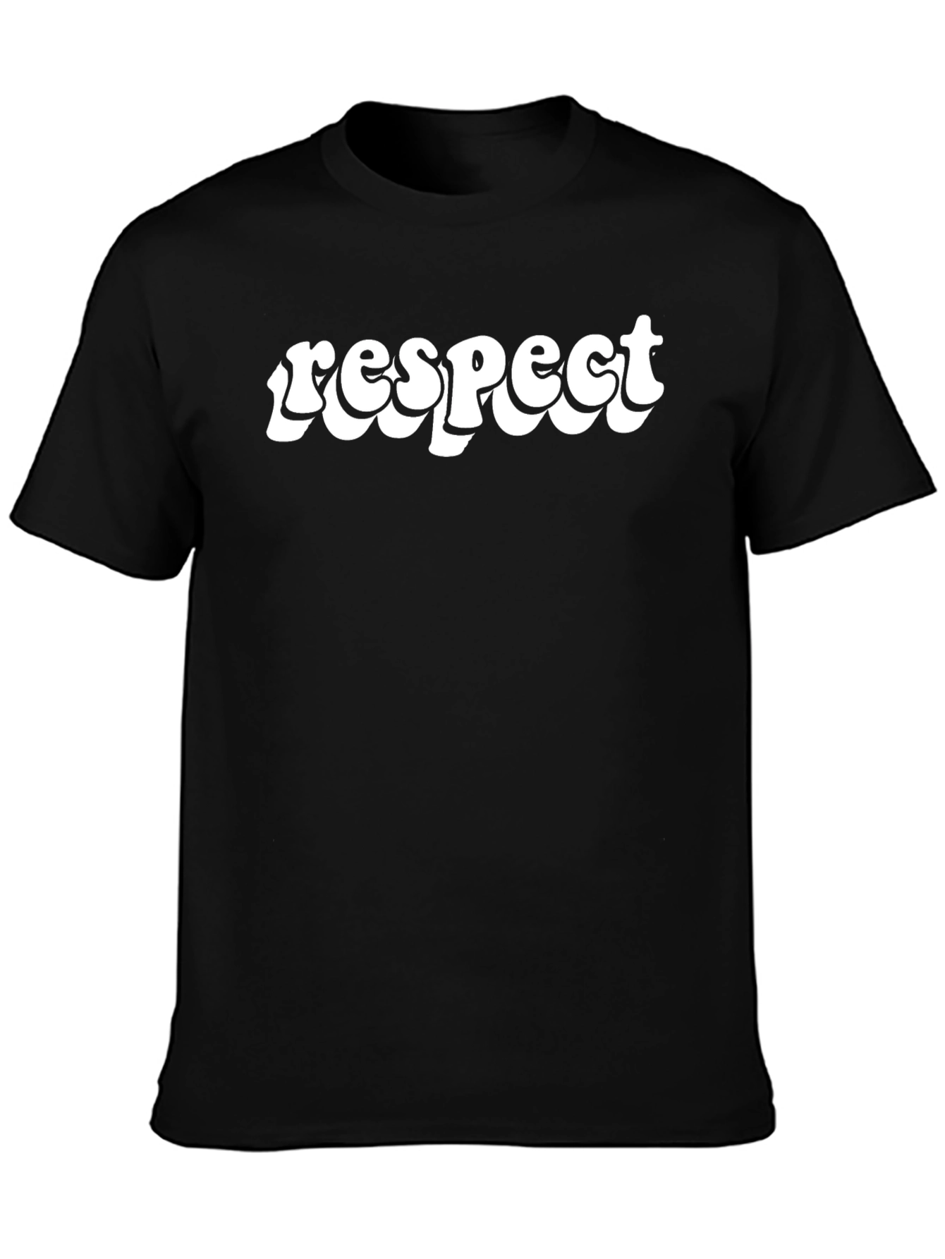 Respect T-Shirt - Retro Style Word Art