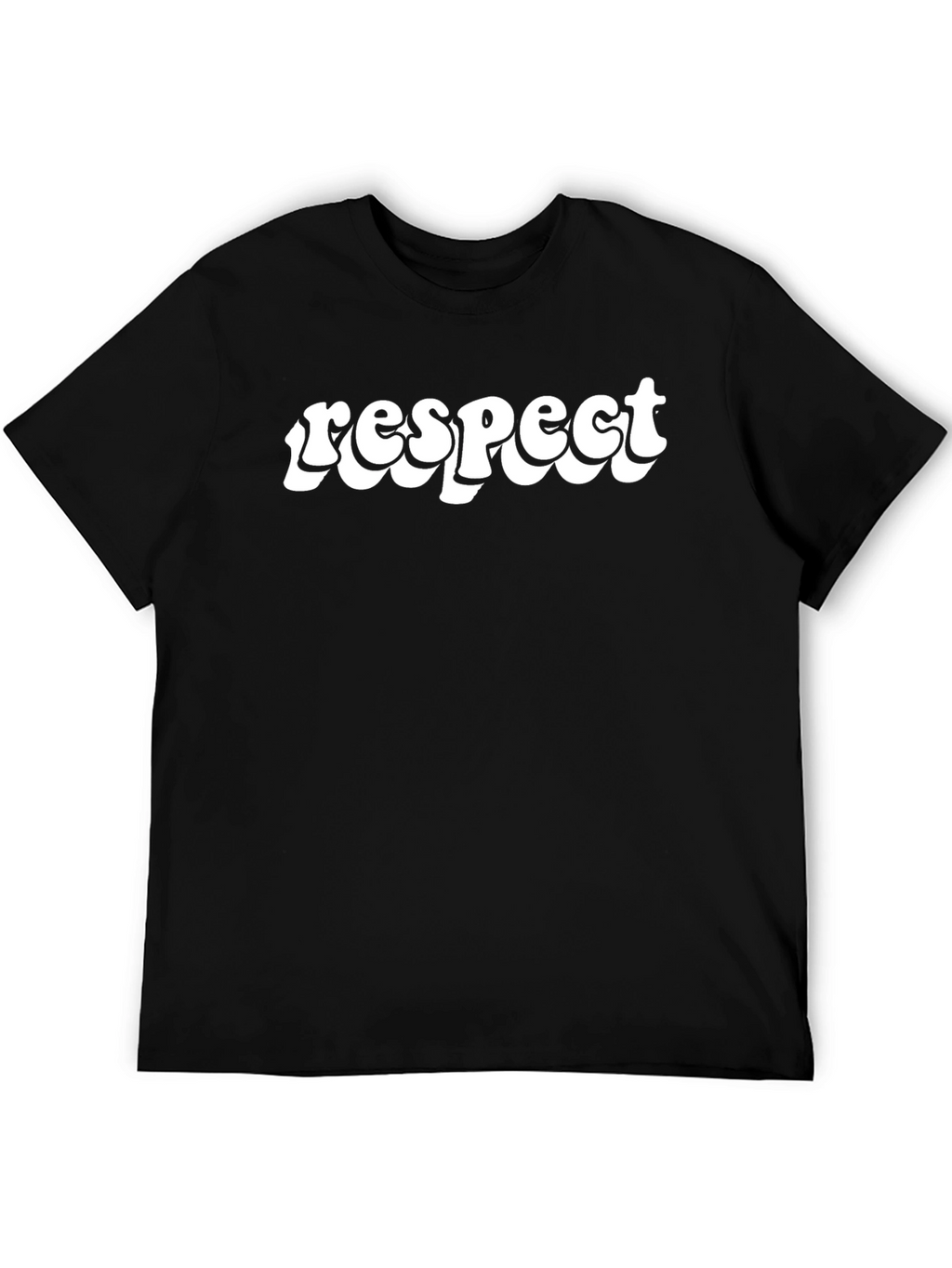 Respect T-Shirt - Retro Style Word Art