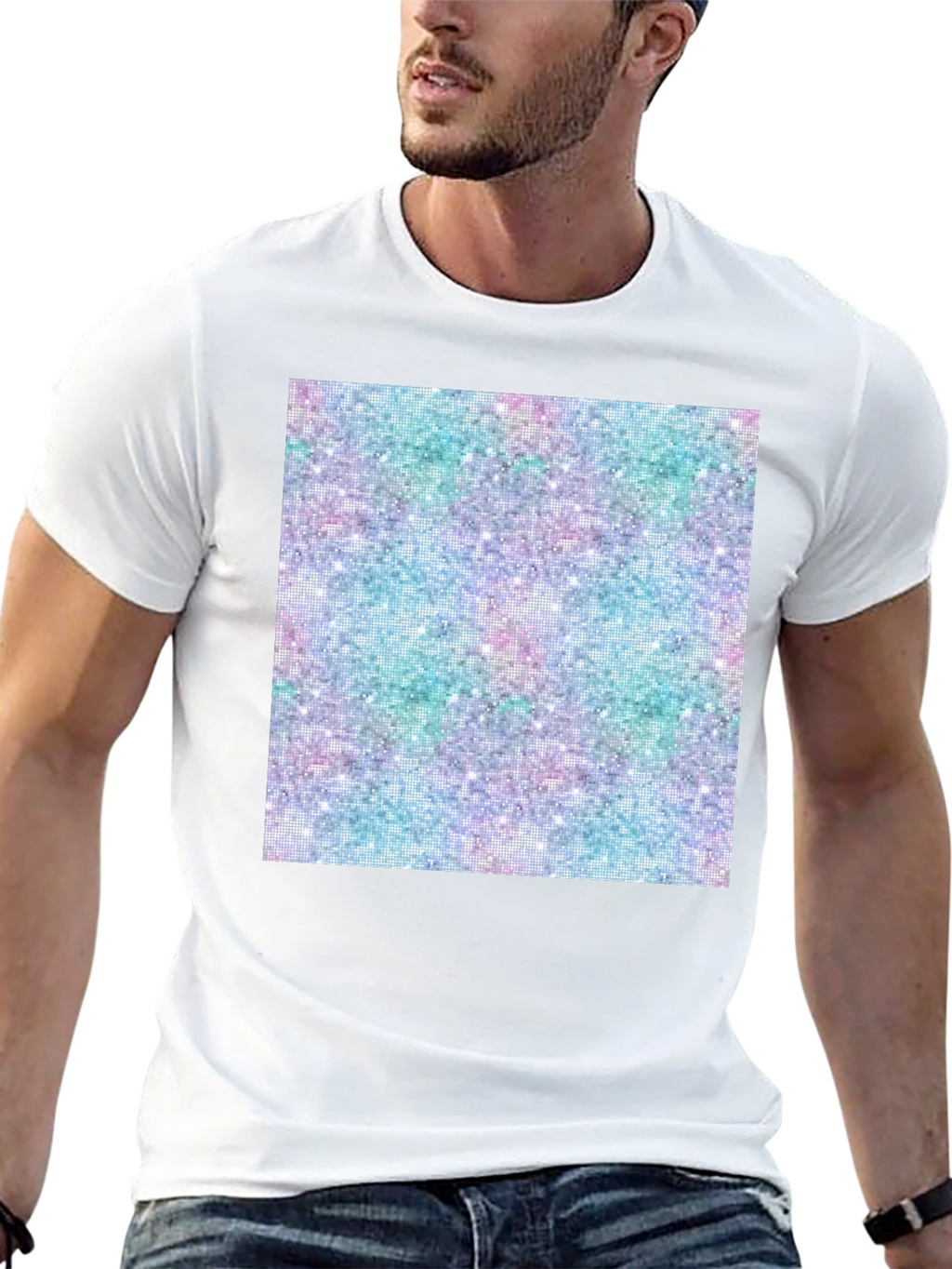 Glitter Patterned Tee