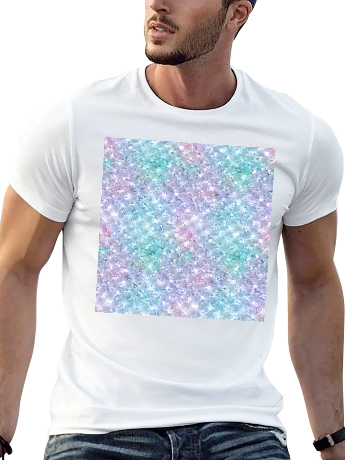 Glitter Patterned Tee