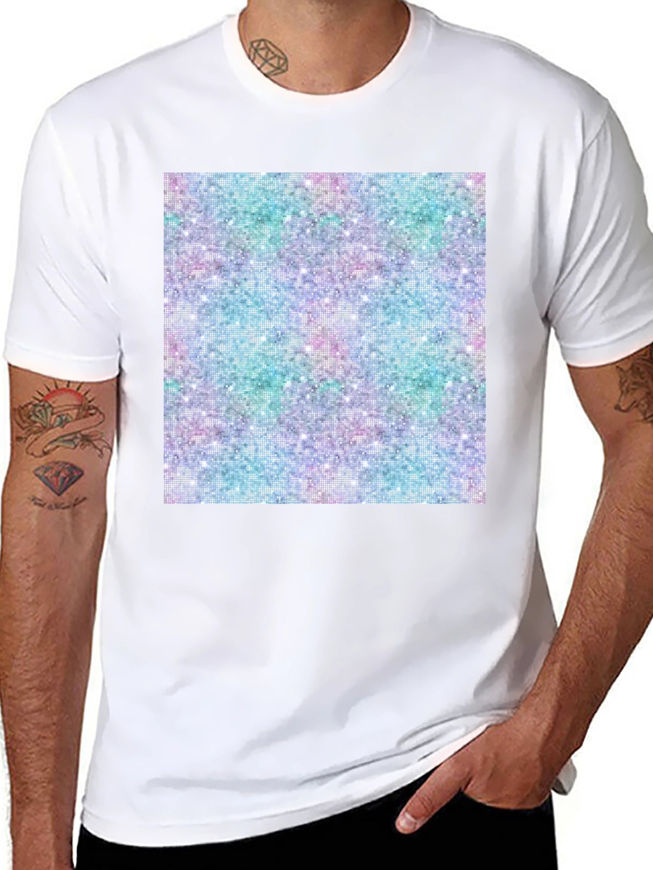 Glitter Patterned Tee