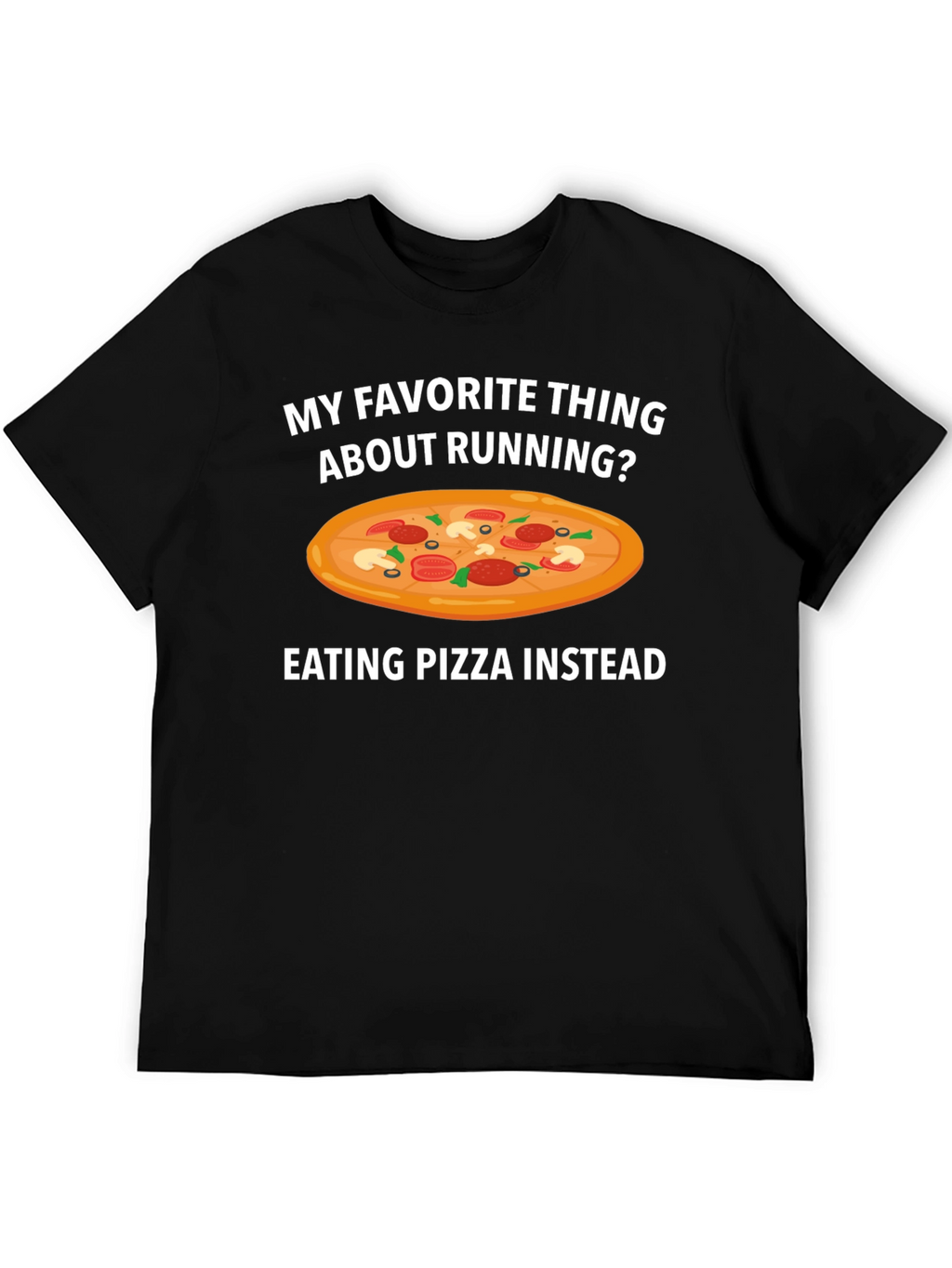 Pizza Instead Running T-Shirt