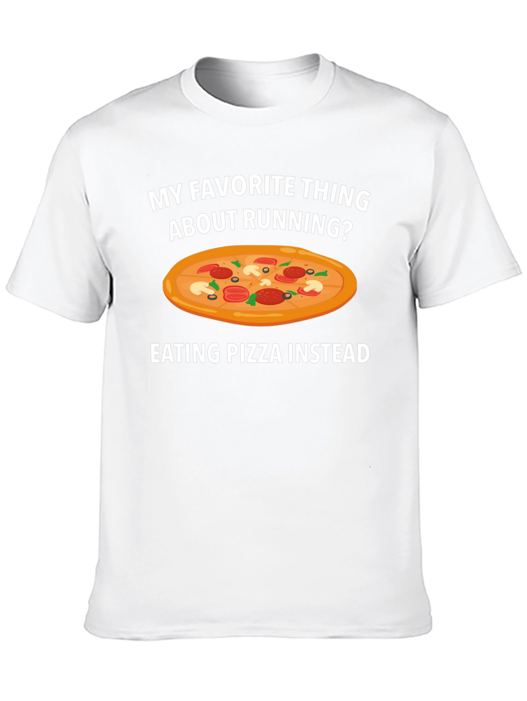 Pizza Instead Running T-Shirt