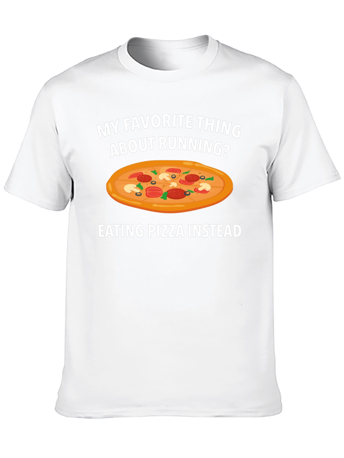 Pizza Instead Running T-Shirt