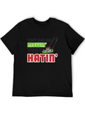 They See Me Mowin Mens Black T-Shirt