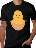 Easter Chick T-Shirt - Hatching Out of Egg