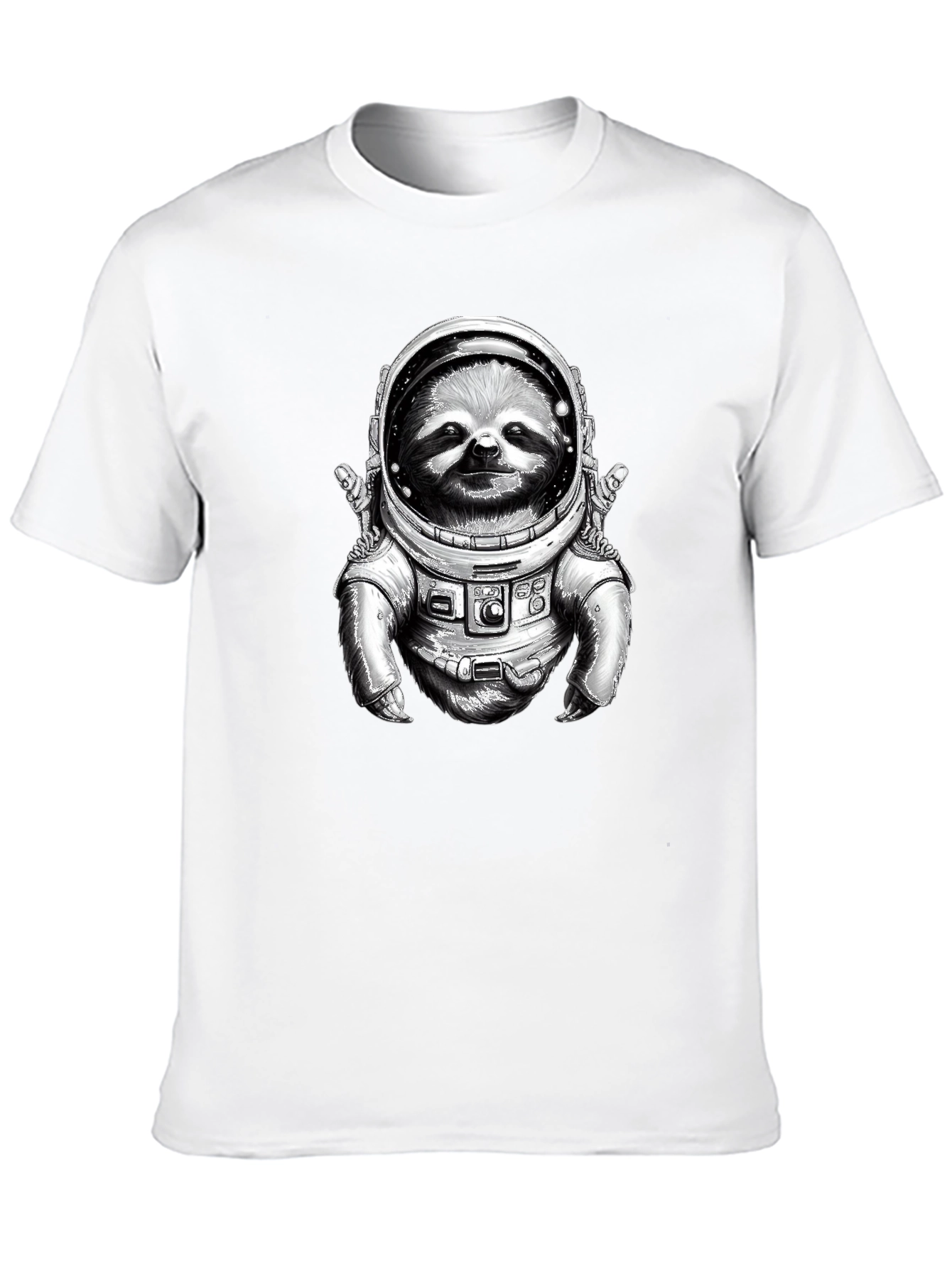 Sloth Astronaut Graphic T-Shirt - Space Explorer Tee
