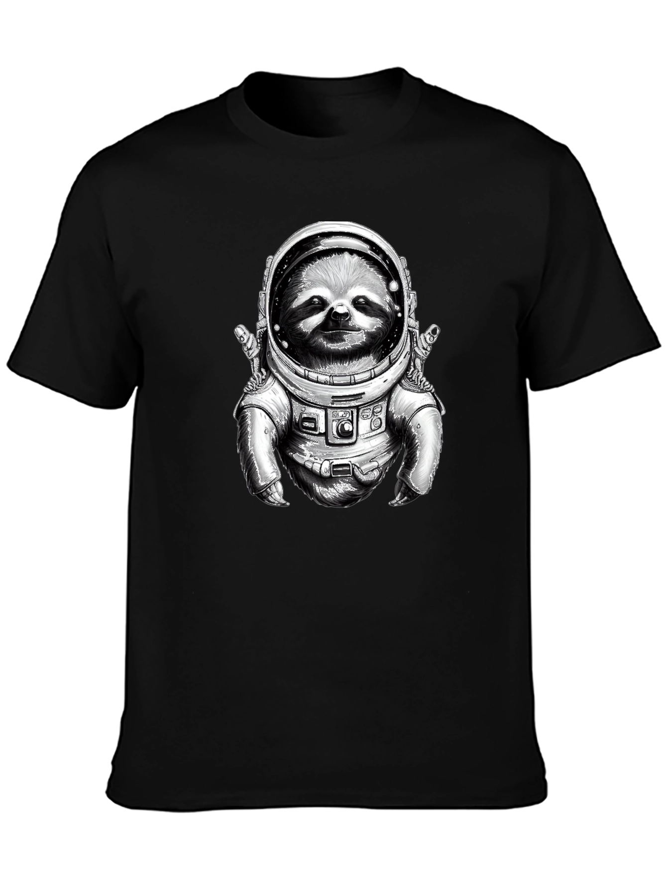 Sloth Astronaut Graphic T-Shirt - Space Explorer Tee