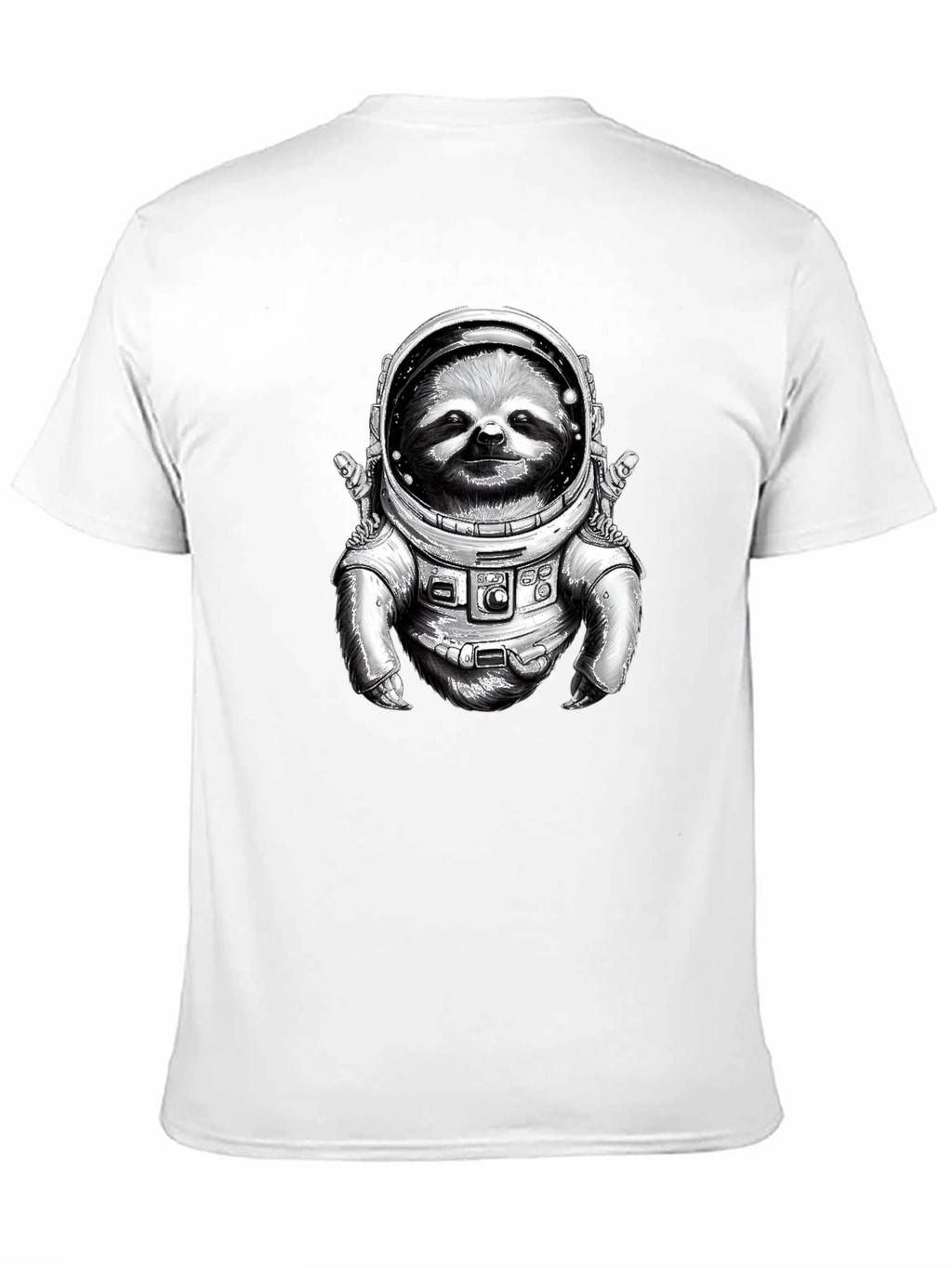 Sloth Astronaut Graphic T-Shirt - Space Explorer Tee