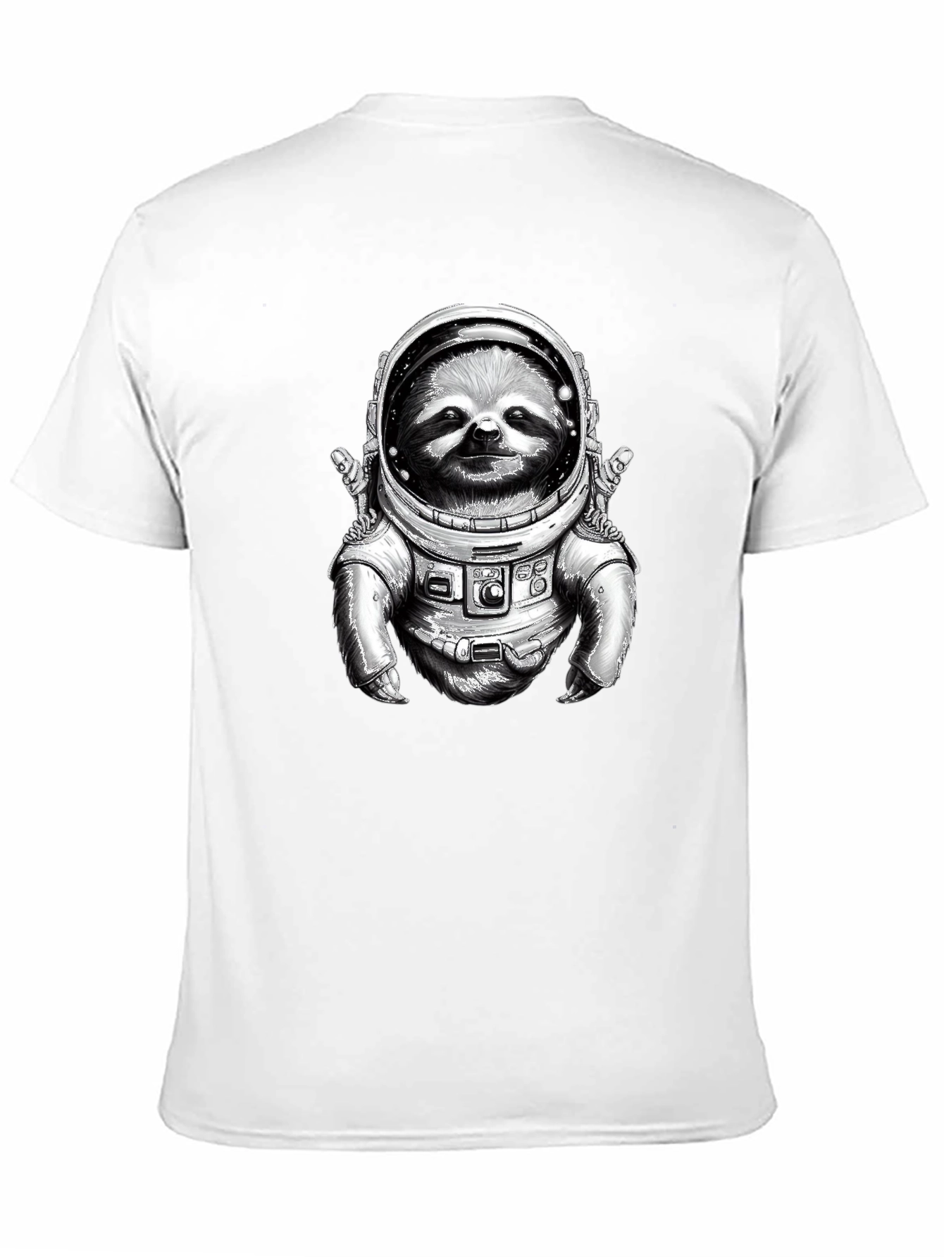 Sloth Astronaut Graphic T-Shirt - Space Explorer Tee