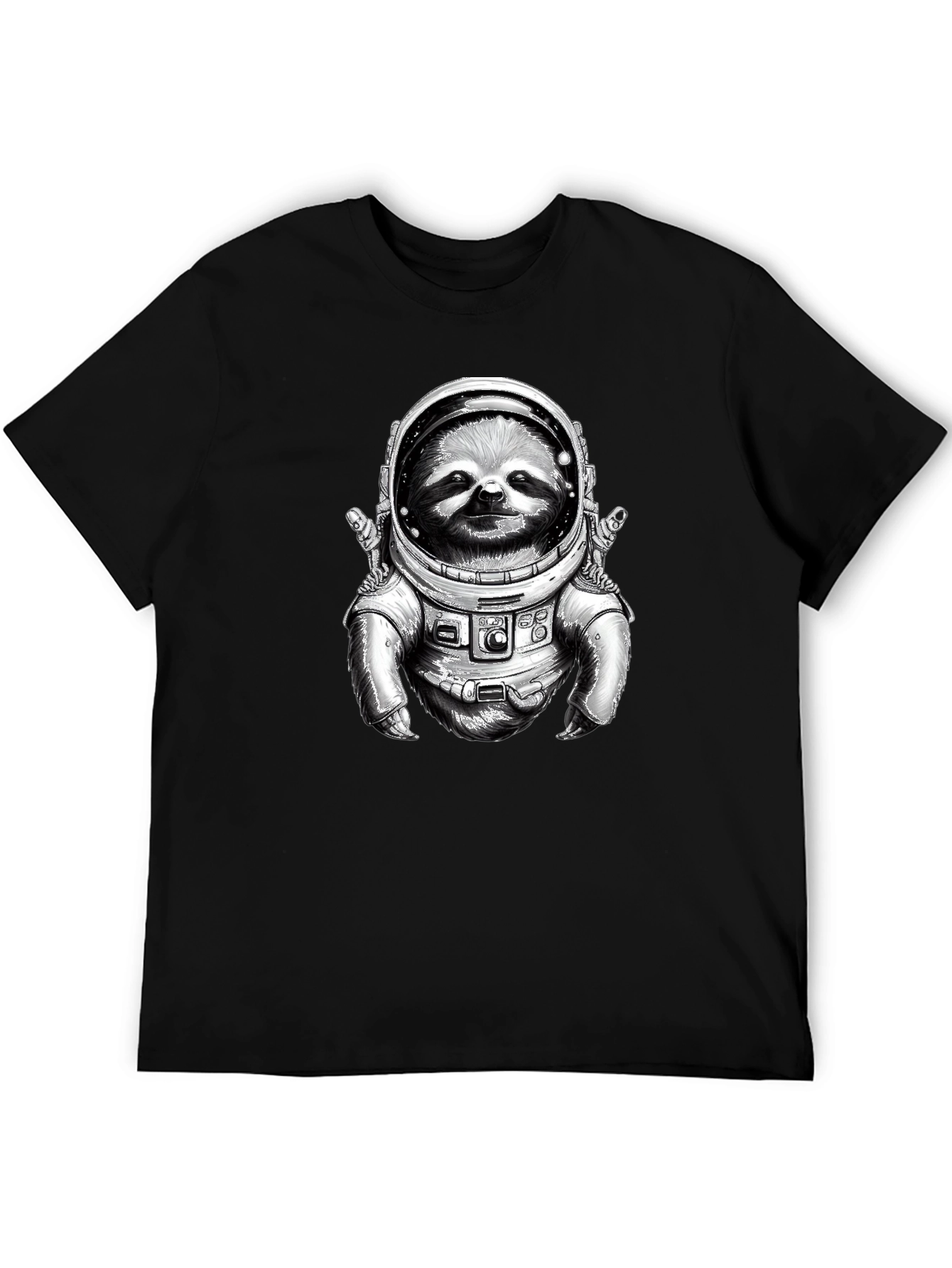 Sloth Astronaut Graphic T-Shirt - Space Explorer Tee