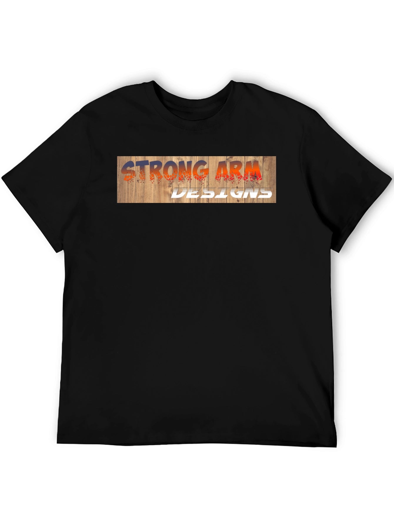 Strong Arm Designs Graphic Tee - Black Casual T-Shirt