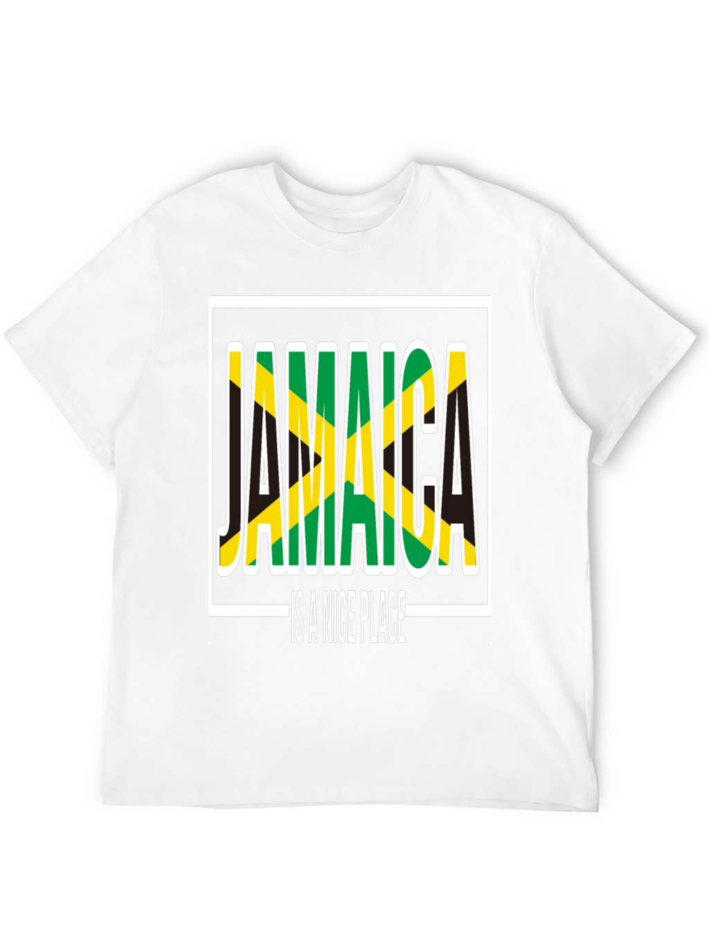 Jamaica is a Nice Place Black T-Shirt