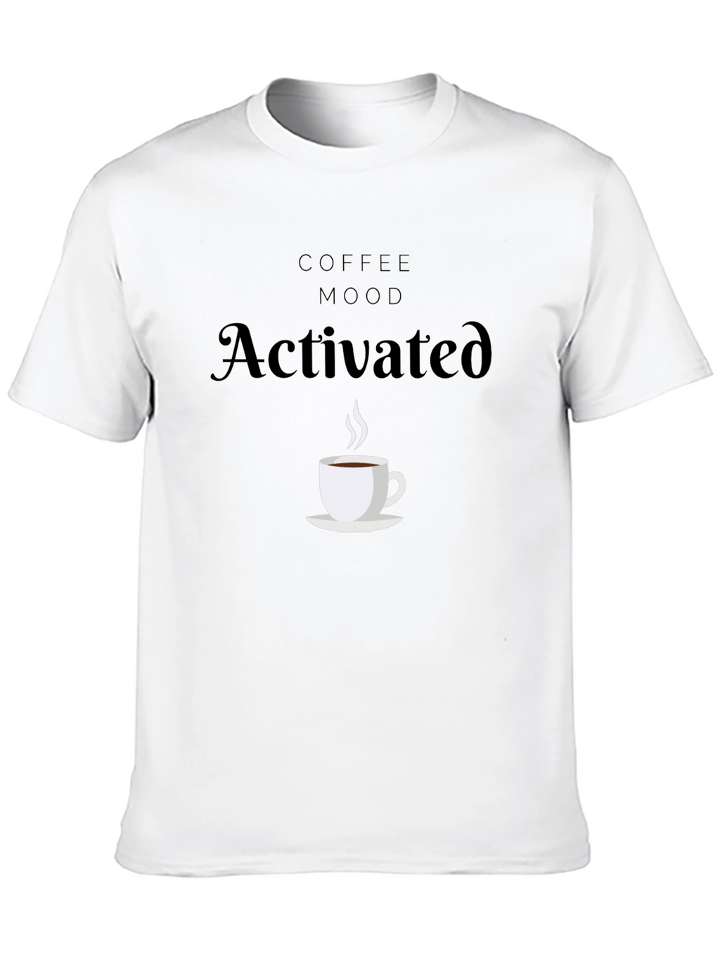 Coffee Mood Activated Graphic T-Shirt