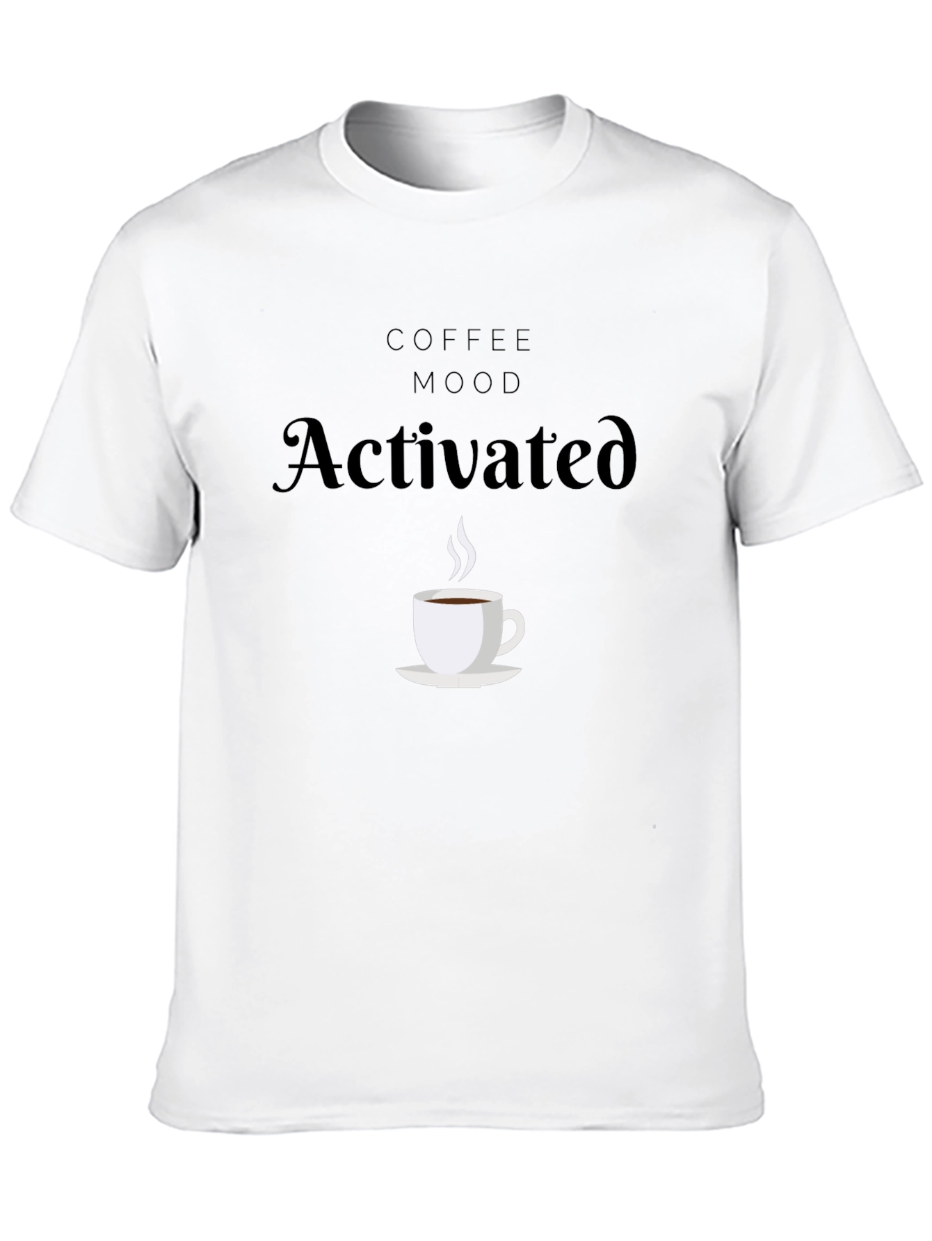 Coffee Mood Activated Graphic T-Shirt
