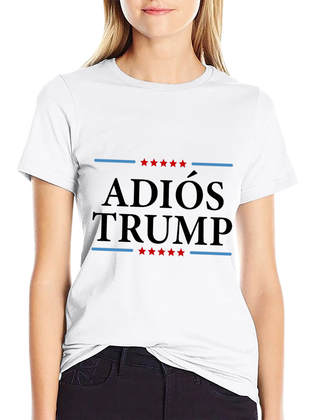 Adios Trump Graphic Tee - Political Statement T-Shirt