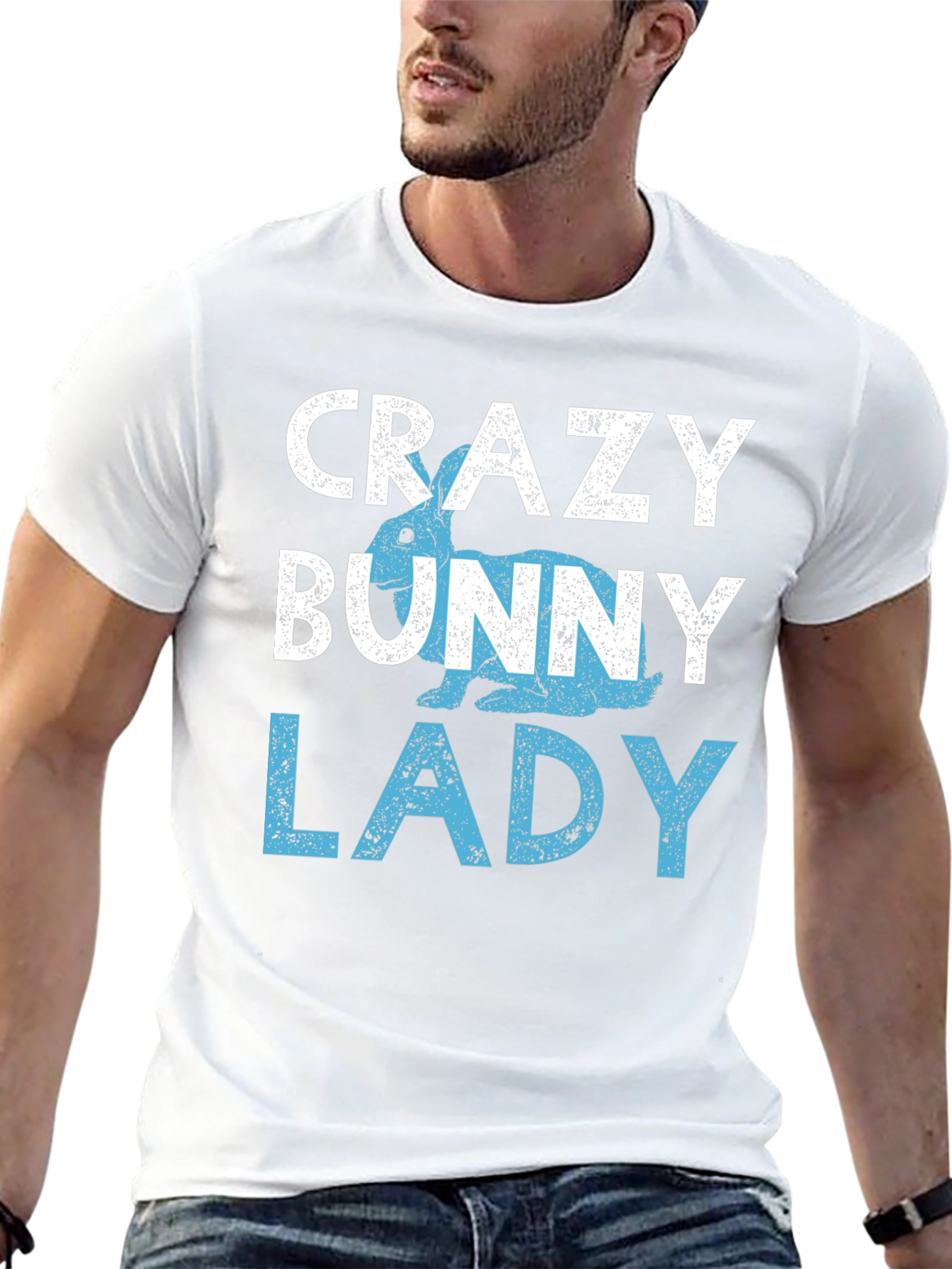 Crazy Bunny Lady T-Shirt