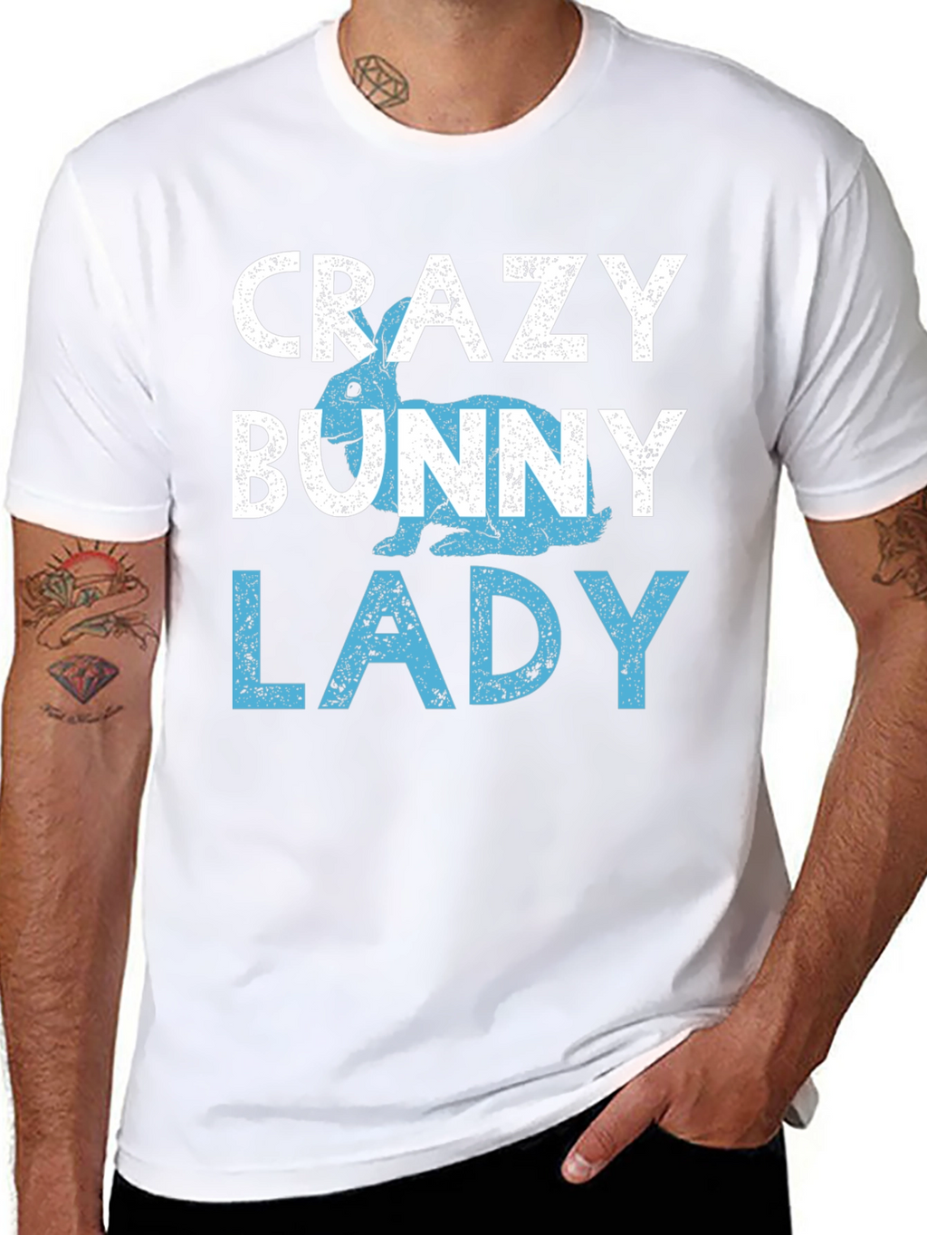 Crazy Bunny Lady T-Shirt