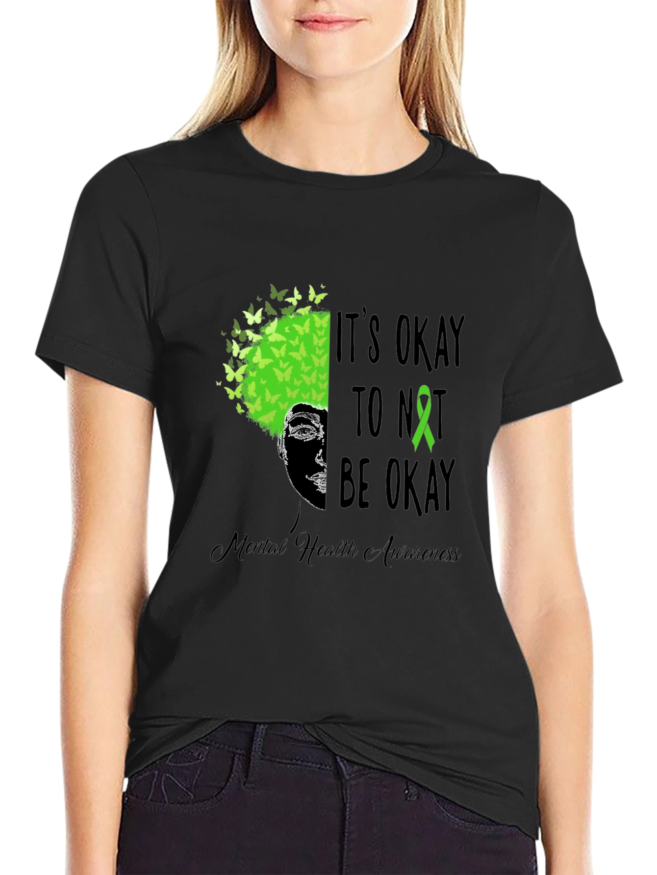 Mental Health Awareness Tee - Its Okay To Not Be Okay