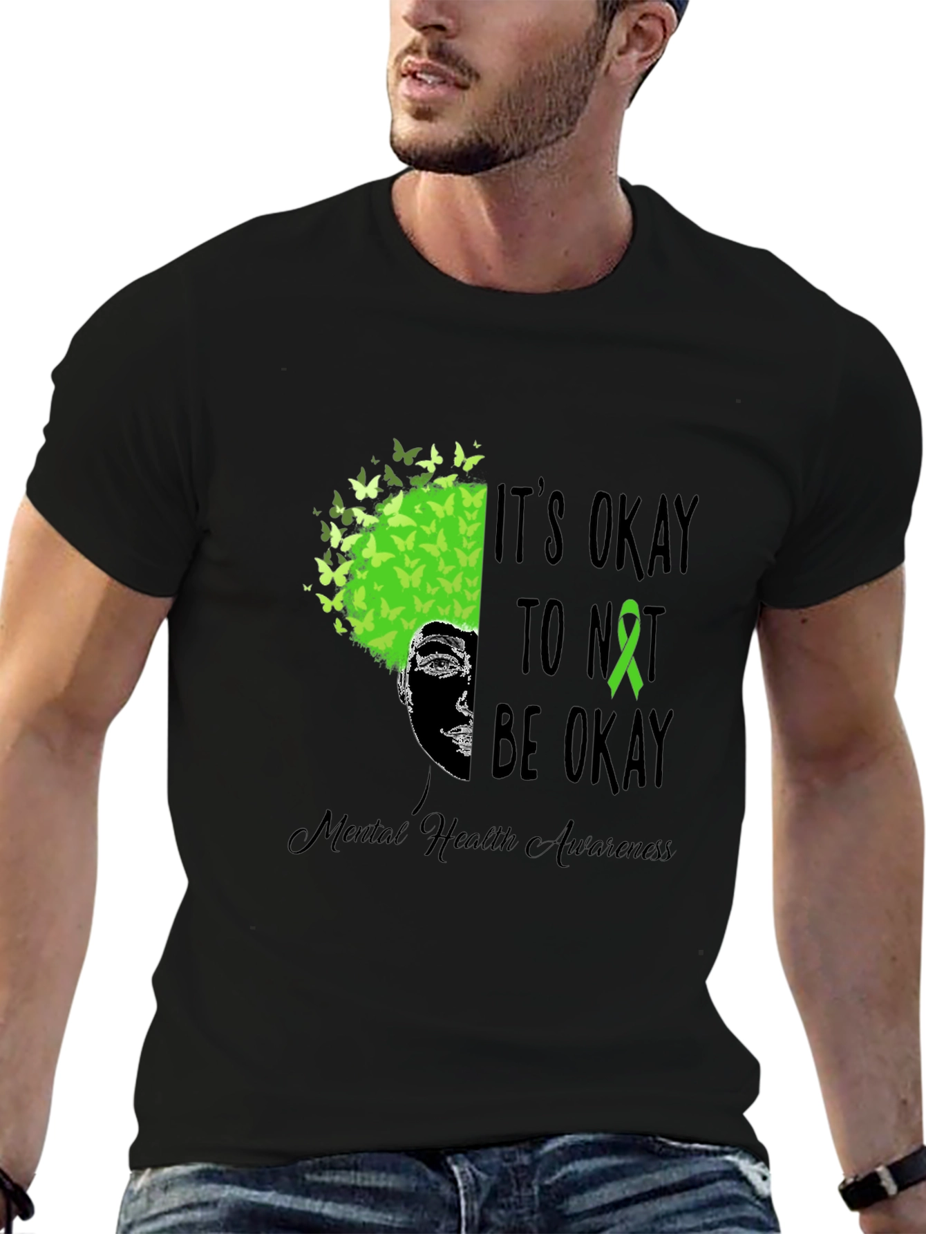 Mental Health Awareness Tee - Its Okay To Not Be Okay