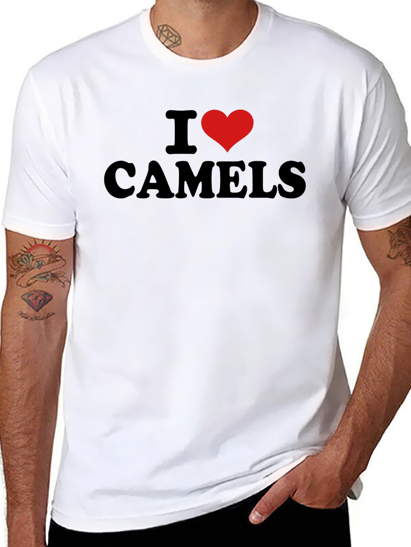 I Heart Camels Graphic Tee - Unisex