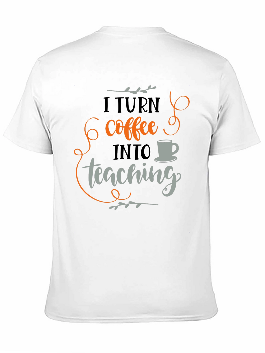 Coffee to Teaching Graphic Tee - Black