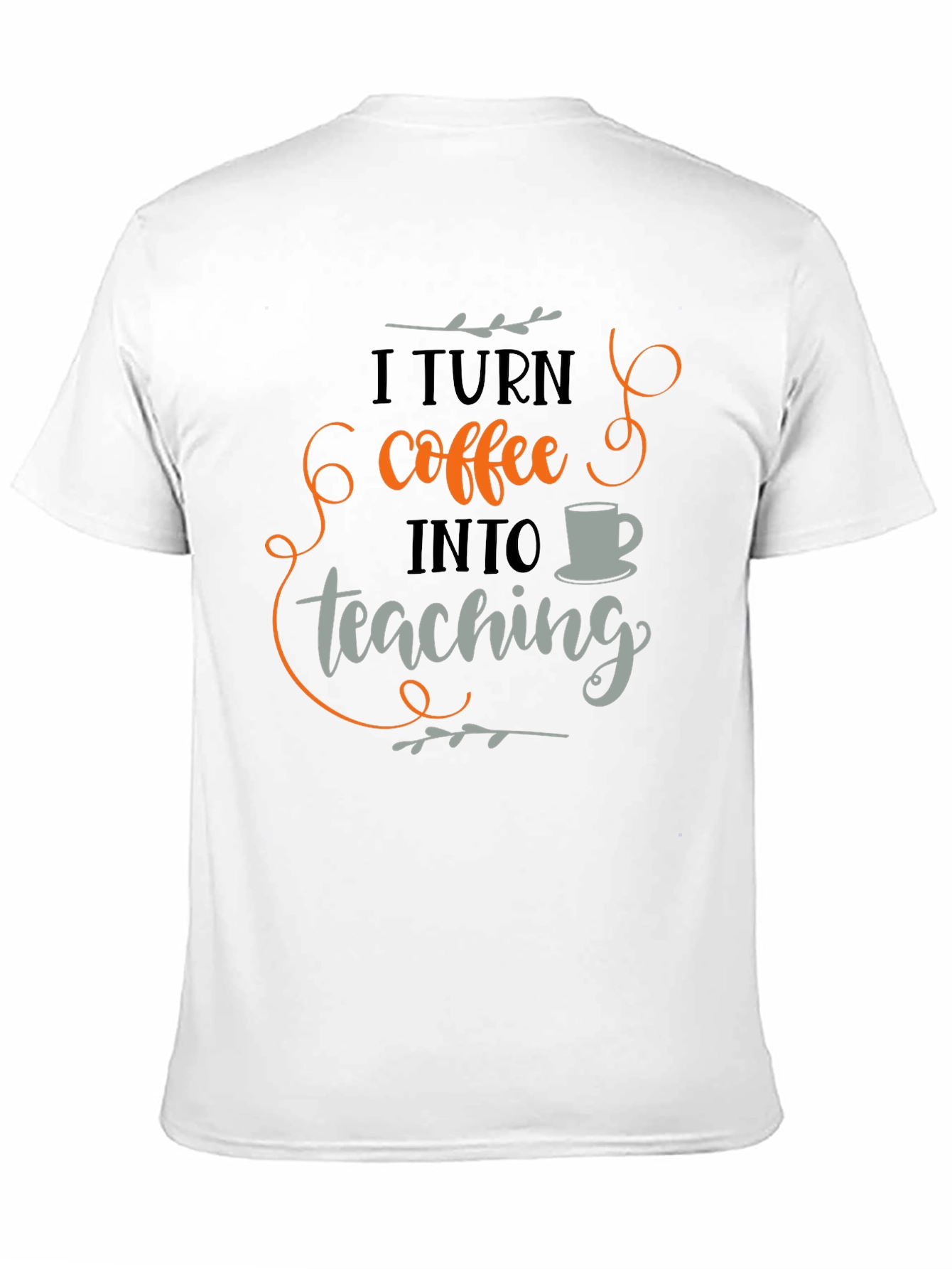 Coffee to Teaching Graphic Tee - Black