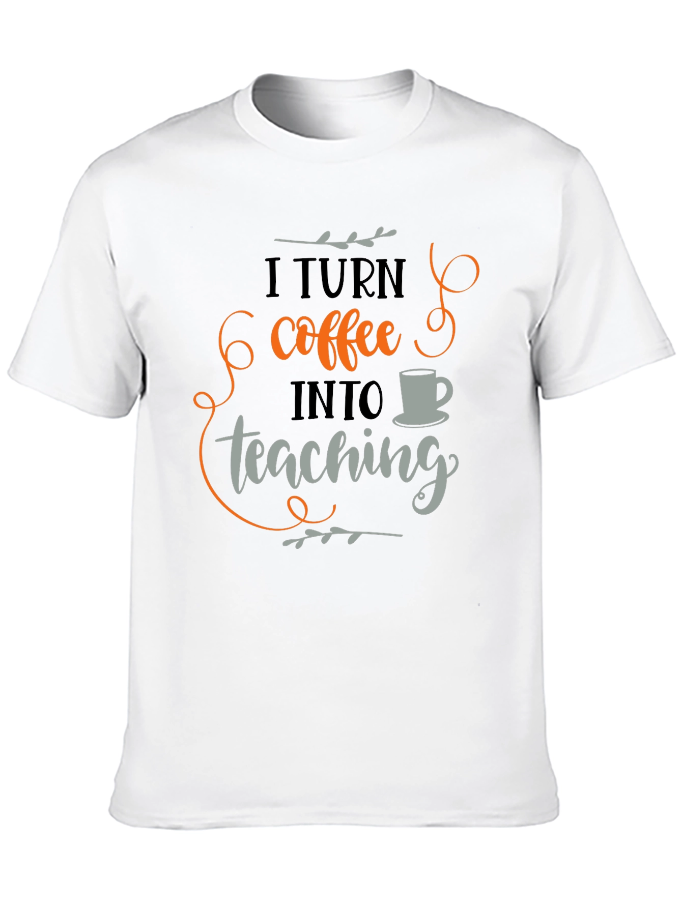 Coffee to Teaching Graphic Tee - Black