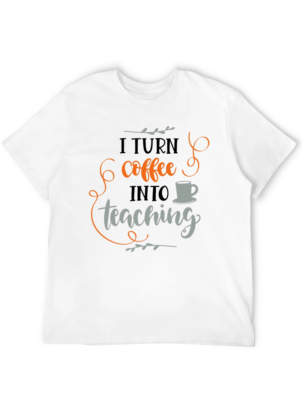 Coffee to Teaching Graphic Tee - Black