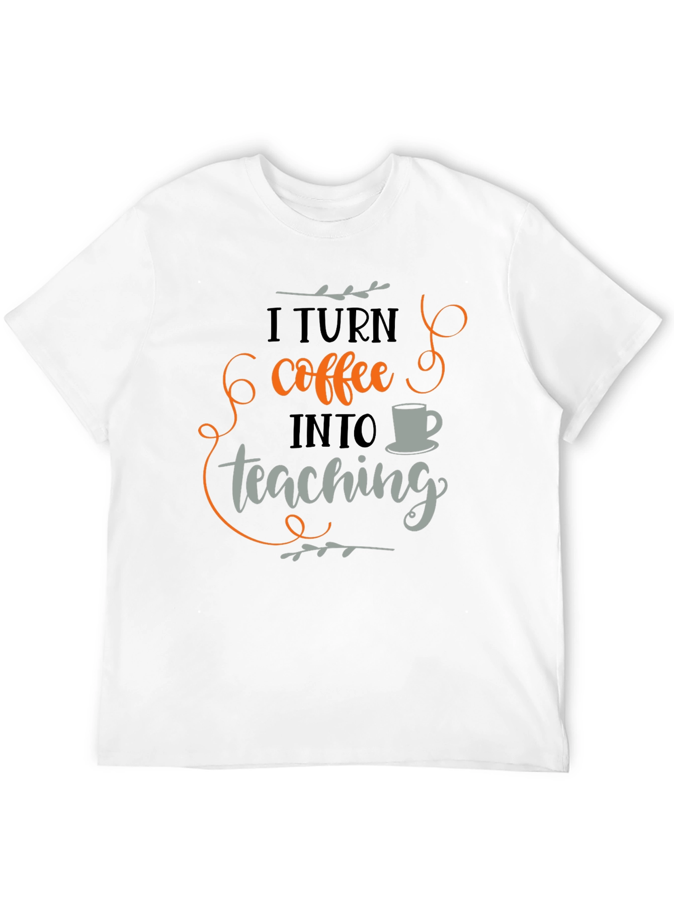 Coffee to Teaching Graphic Tee - Black