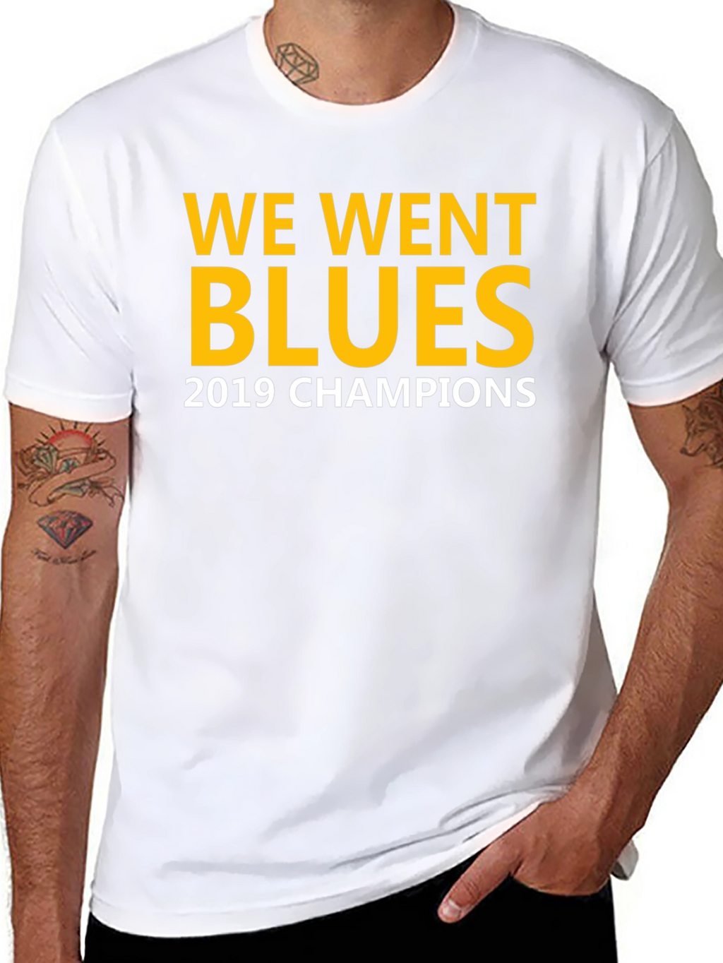Blues 2019 Champions Graphic Tee - Black