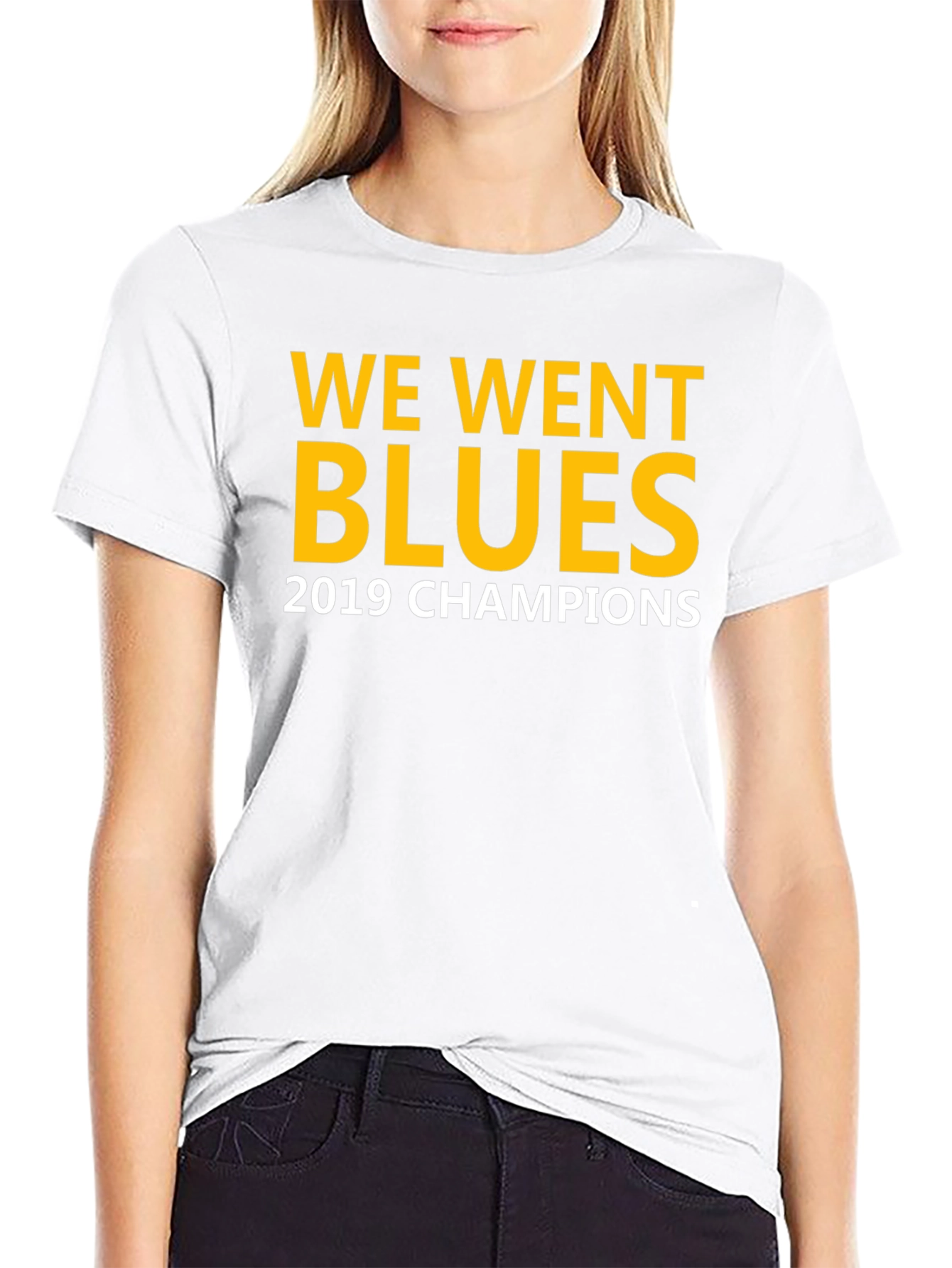 Blues 2019 Champions Graphic Tee - Black