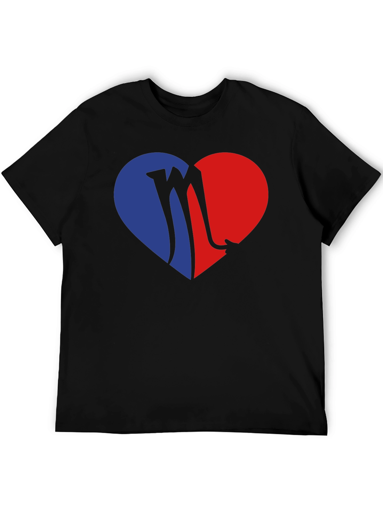Heart Scorpio Graphic Tee - Black T-Shirt