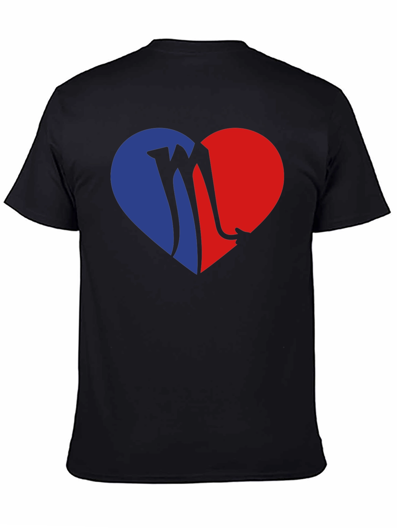 Heart Scorpio Graphic Tee - Black T-Shirt