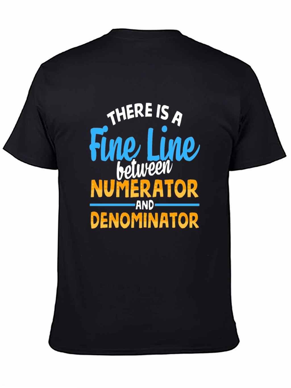 Fine Line Numerator Denominator T-Shirt
