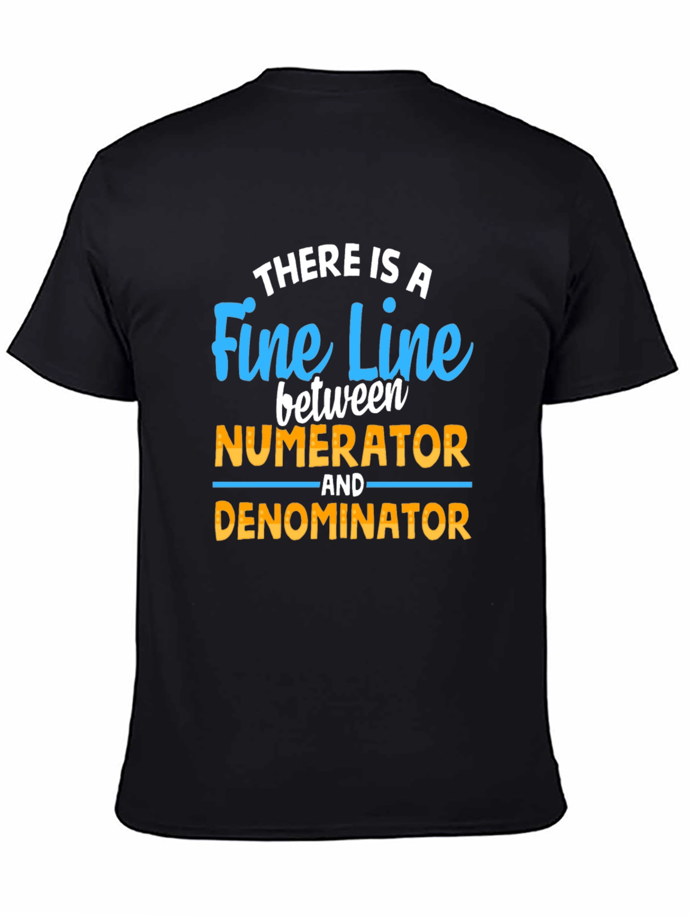 Fine Line Numerator Denominator T-Shirt