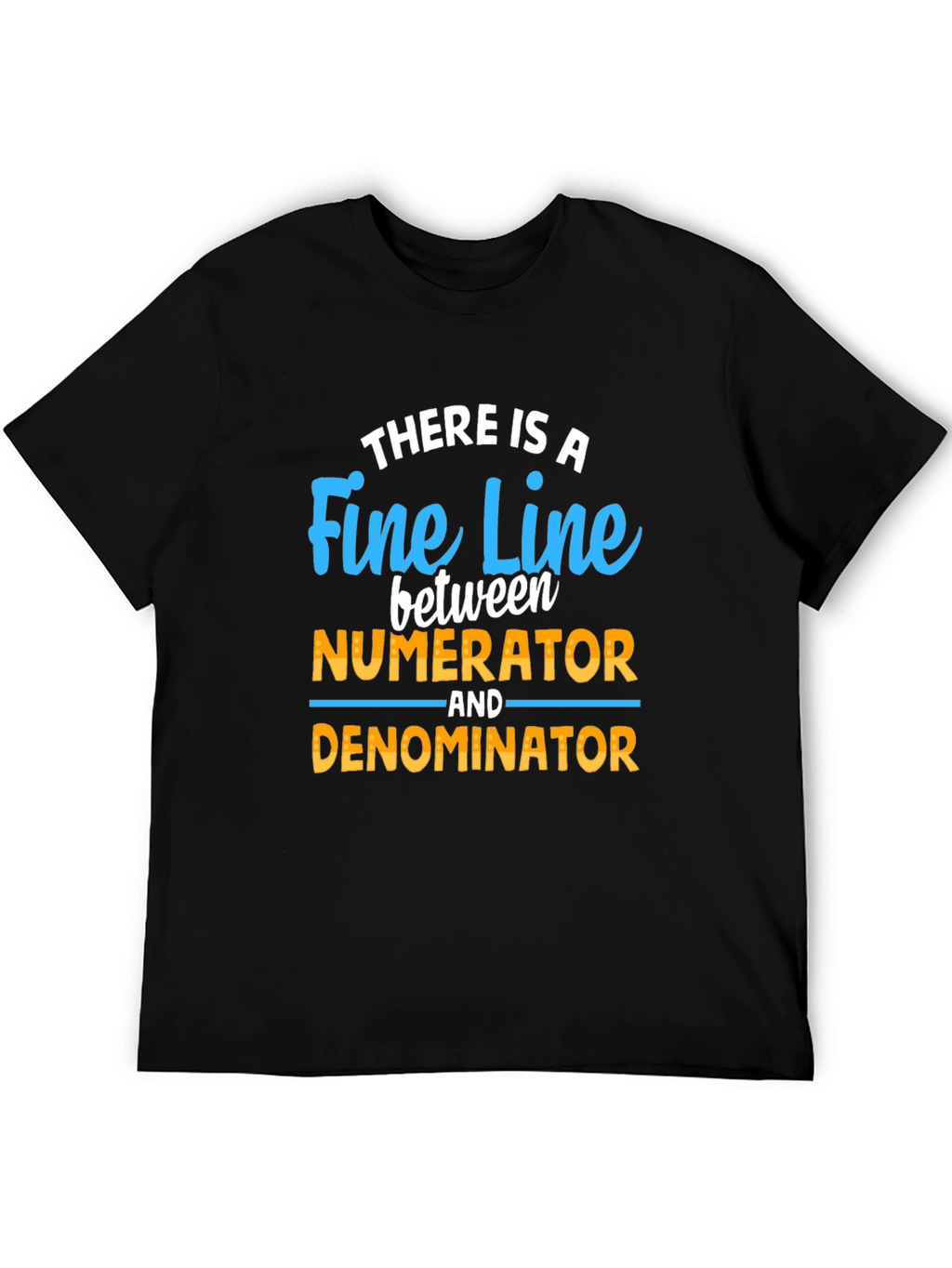 Fine Line Numerator Denominator T-Shirt