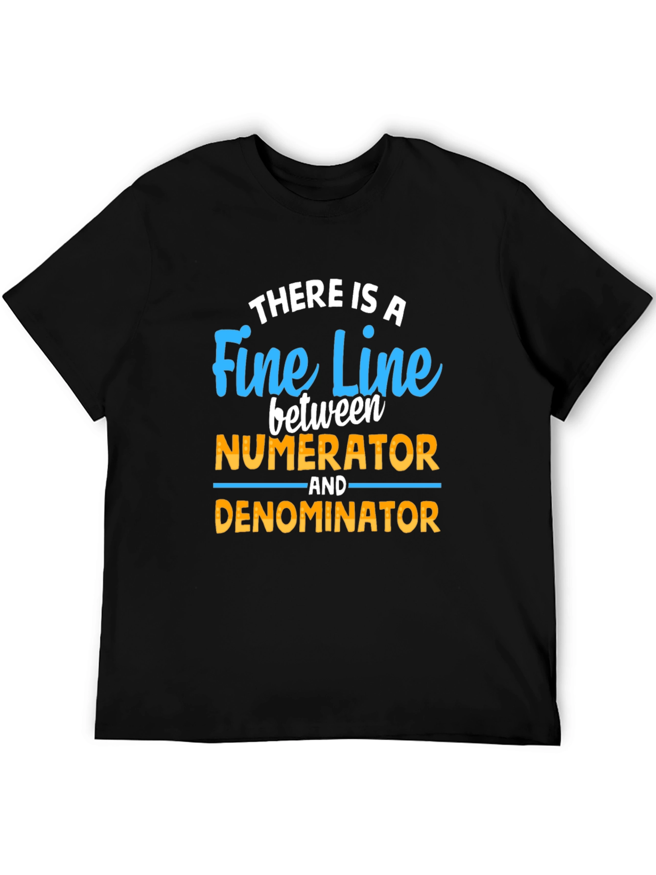 Fine Line Numerator Denominator T-Shirt