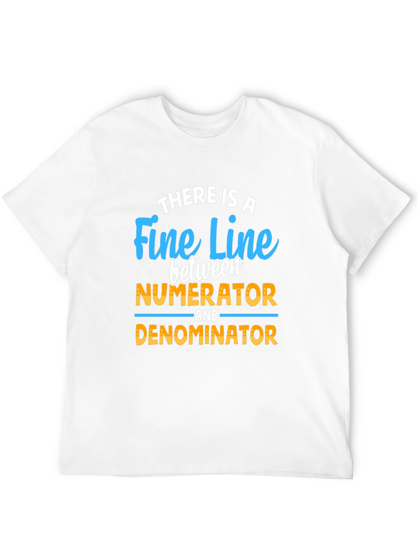 Fine Line Numerator Denominator T-Shirt