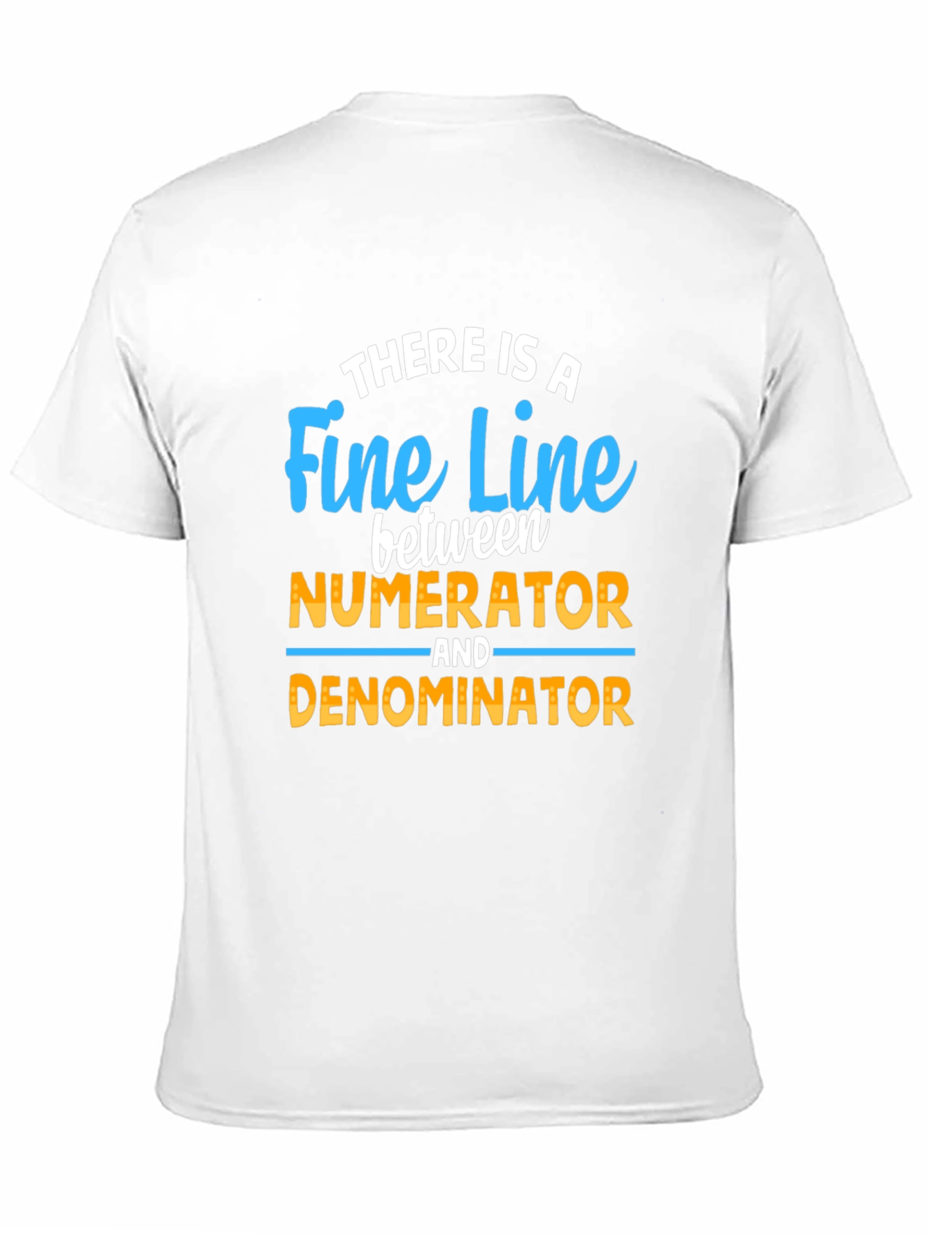 Fine Line Numerator Denominator T-Shirt