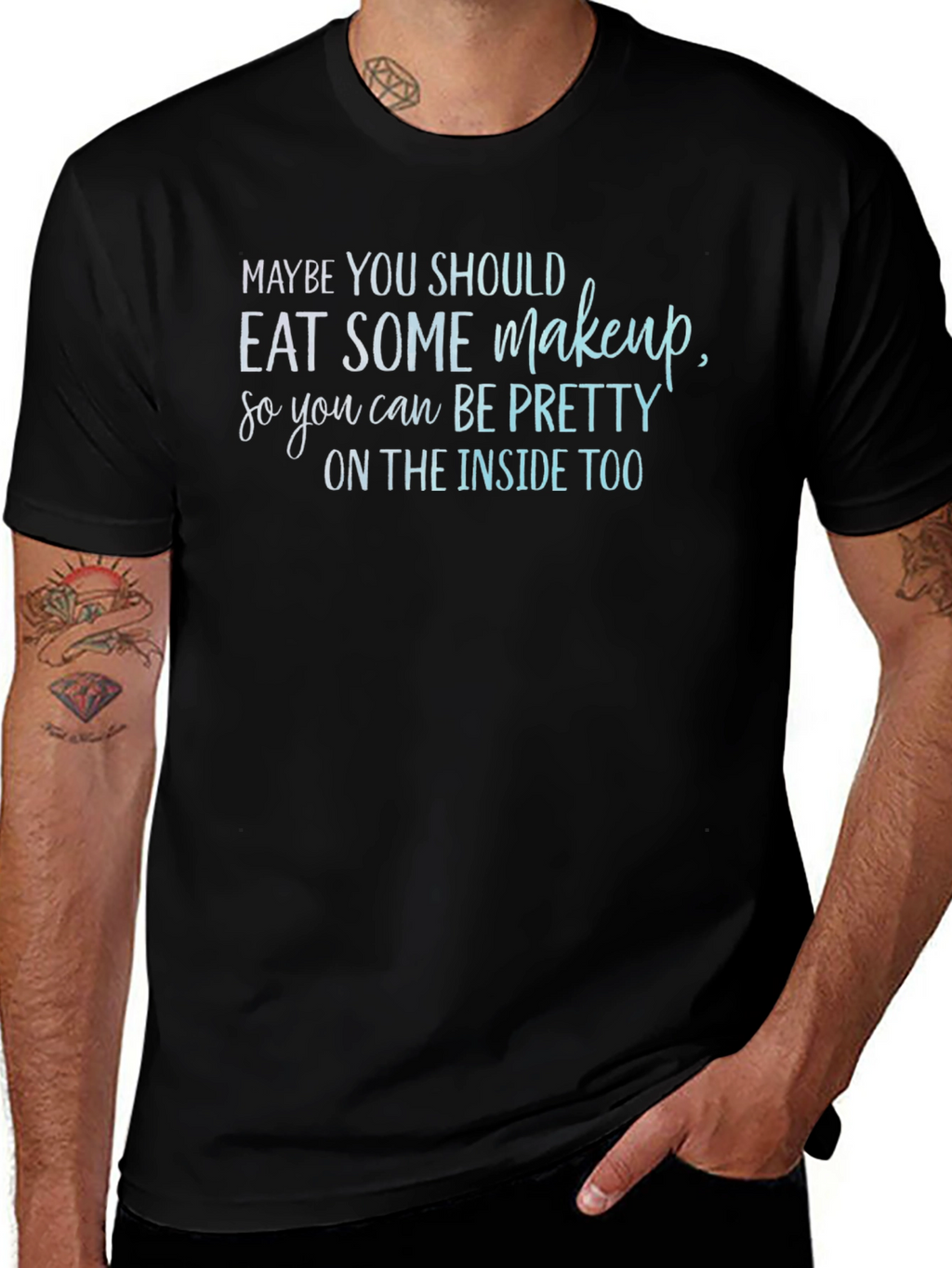 Eat Makeup Funny T-Shirt