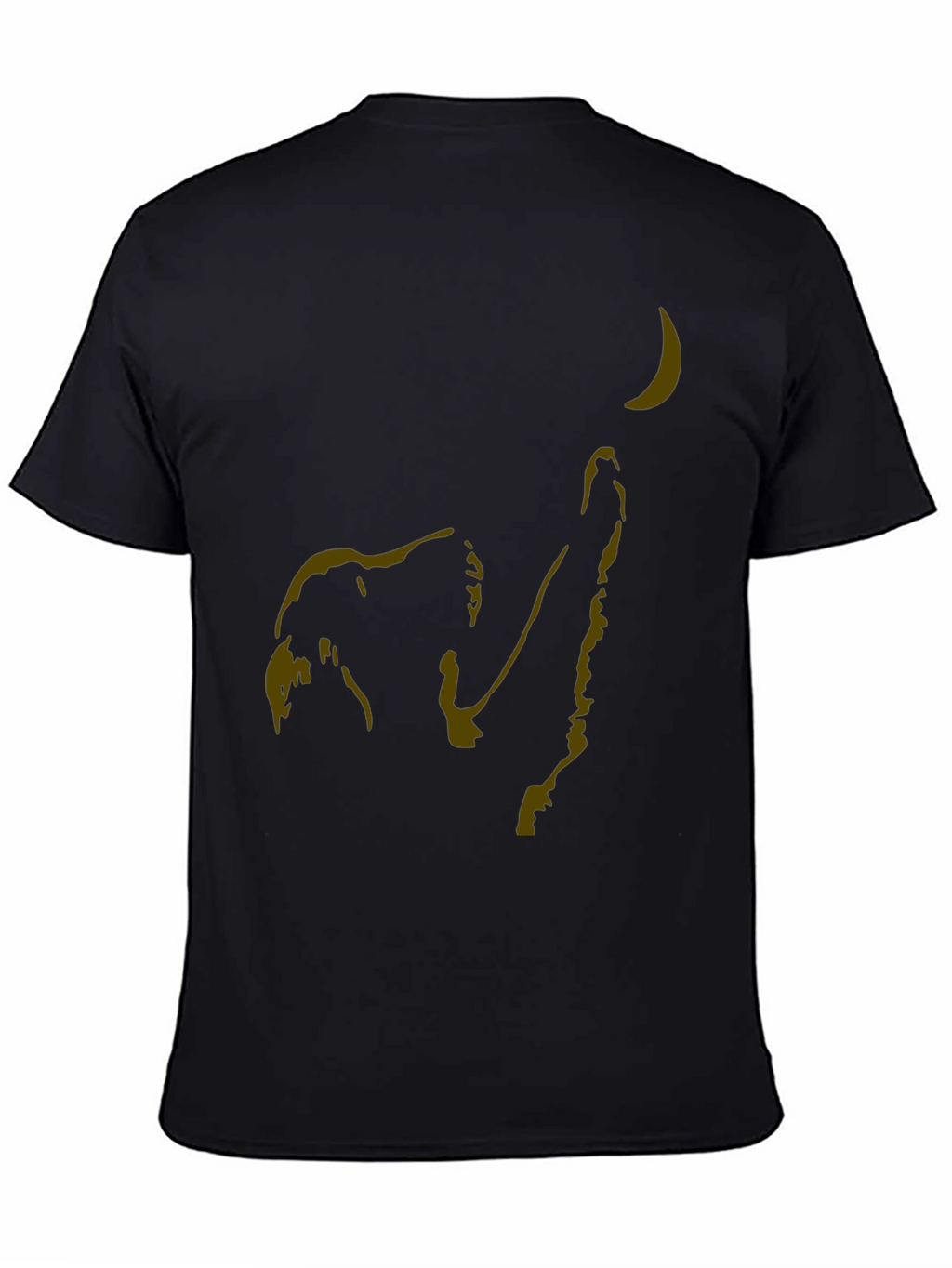 Elephant Reaching for Moon Graphic T-Shirt