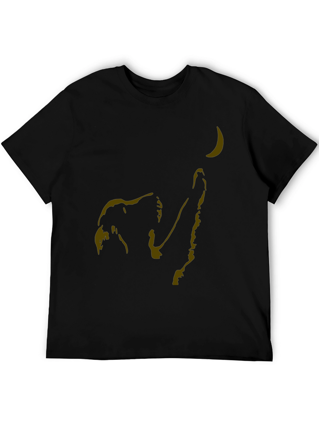Elephant Reaching for Moon Graphic T-Shirt