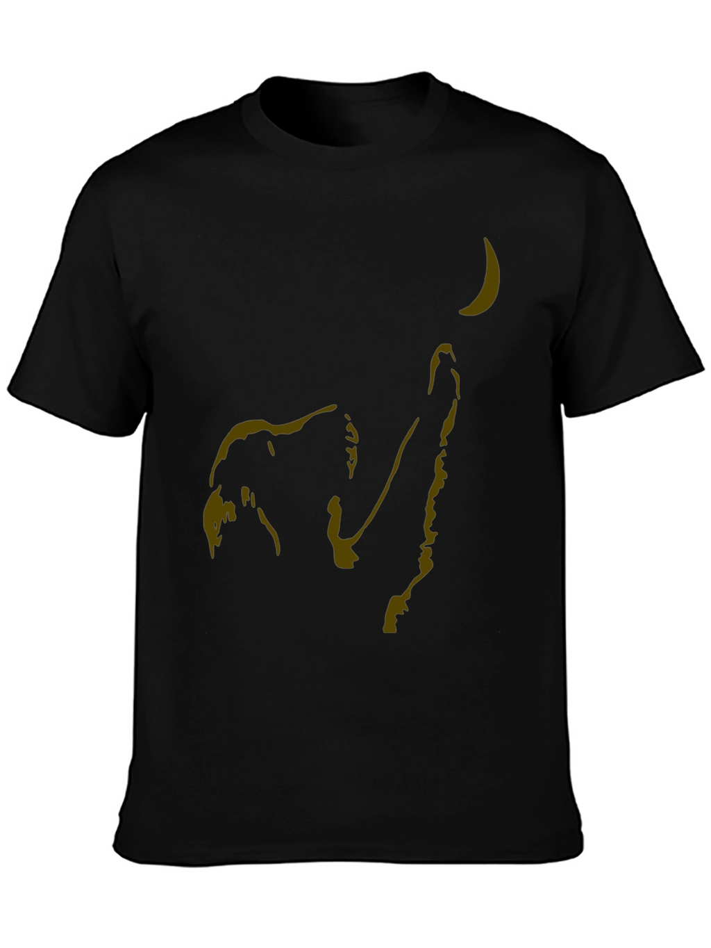 Elephant Reaching for Moon Graphic T-Shirt