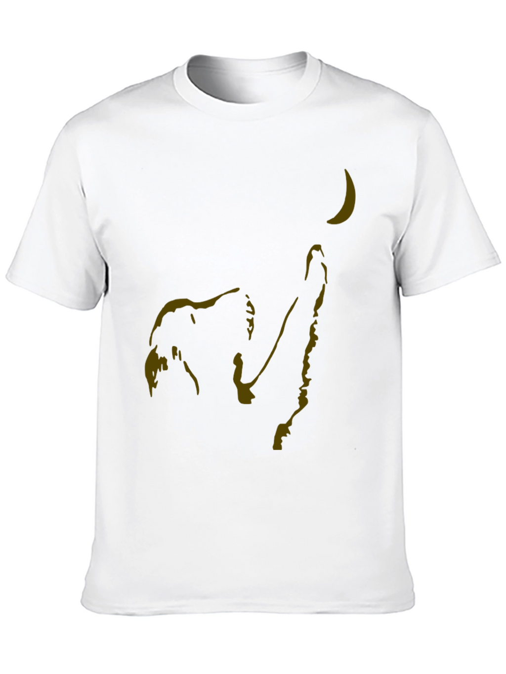 Elephant Reaching for Moon Graphic T-Shirt