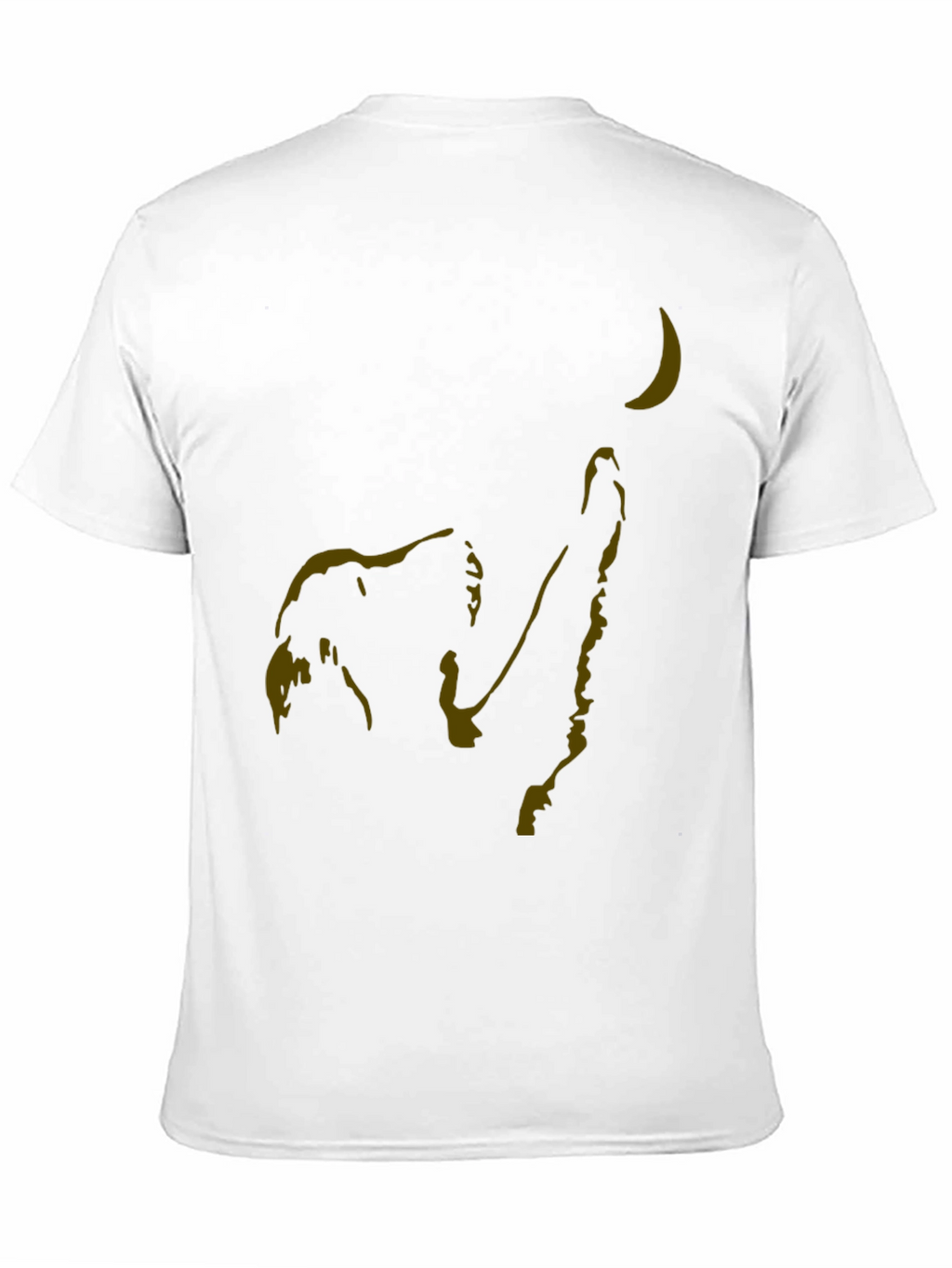 Elephant Reaching for Moon Graphic T-Shirt
