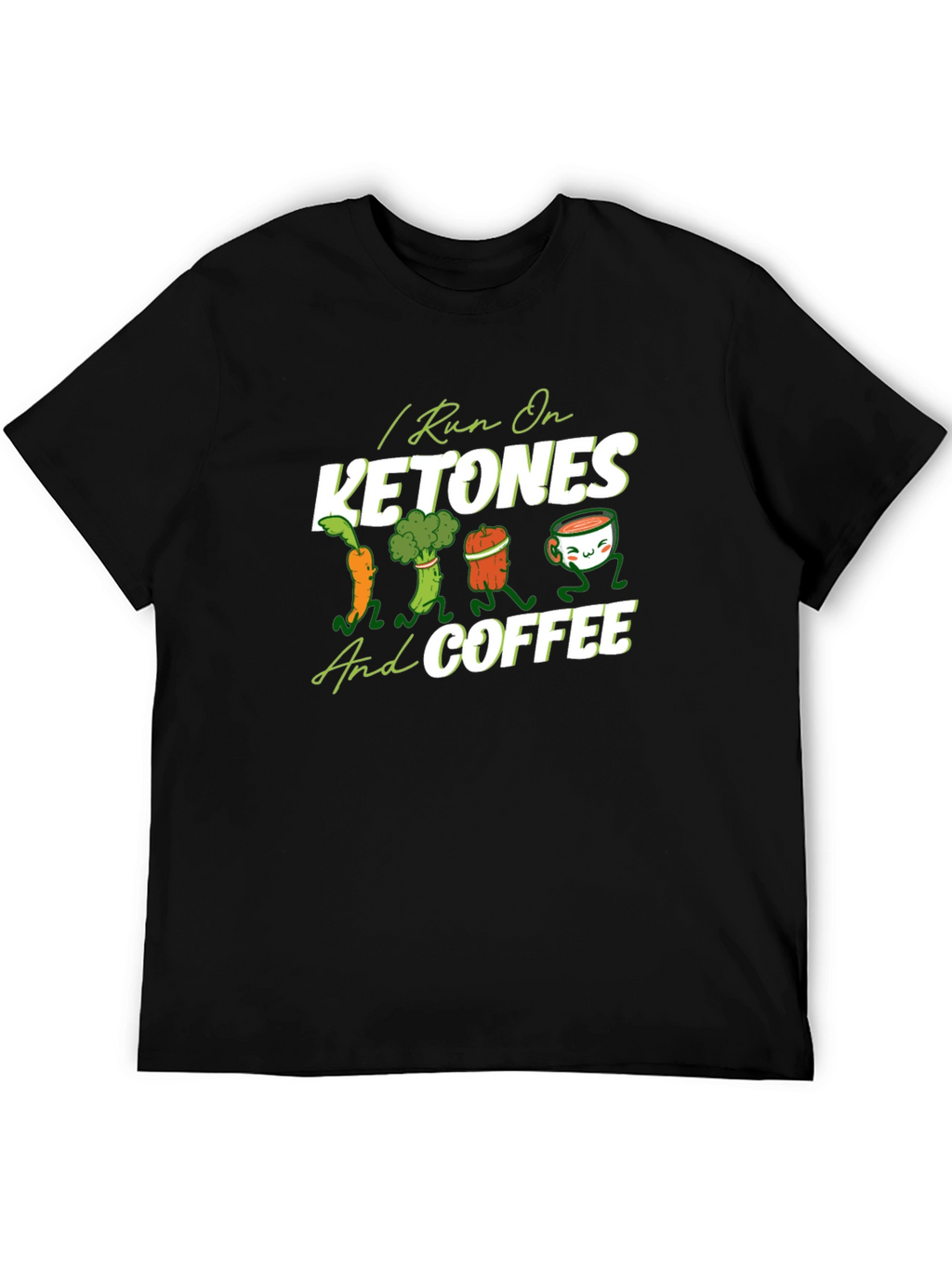 I Run on Ketones and Coffee Graphic Tee