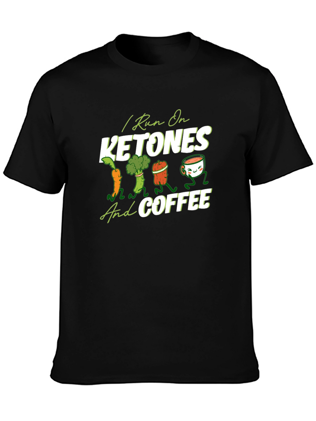 I Run on Ketones and Coffee Graphic Tee