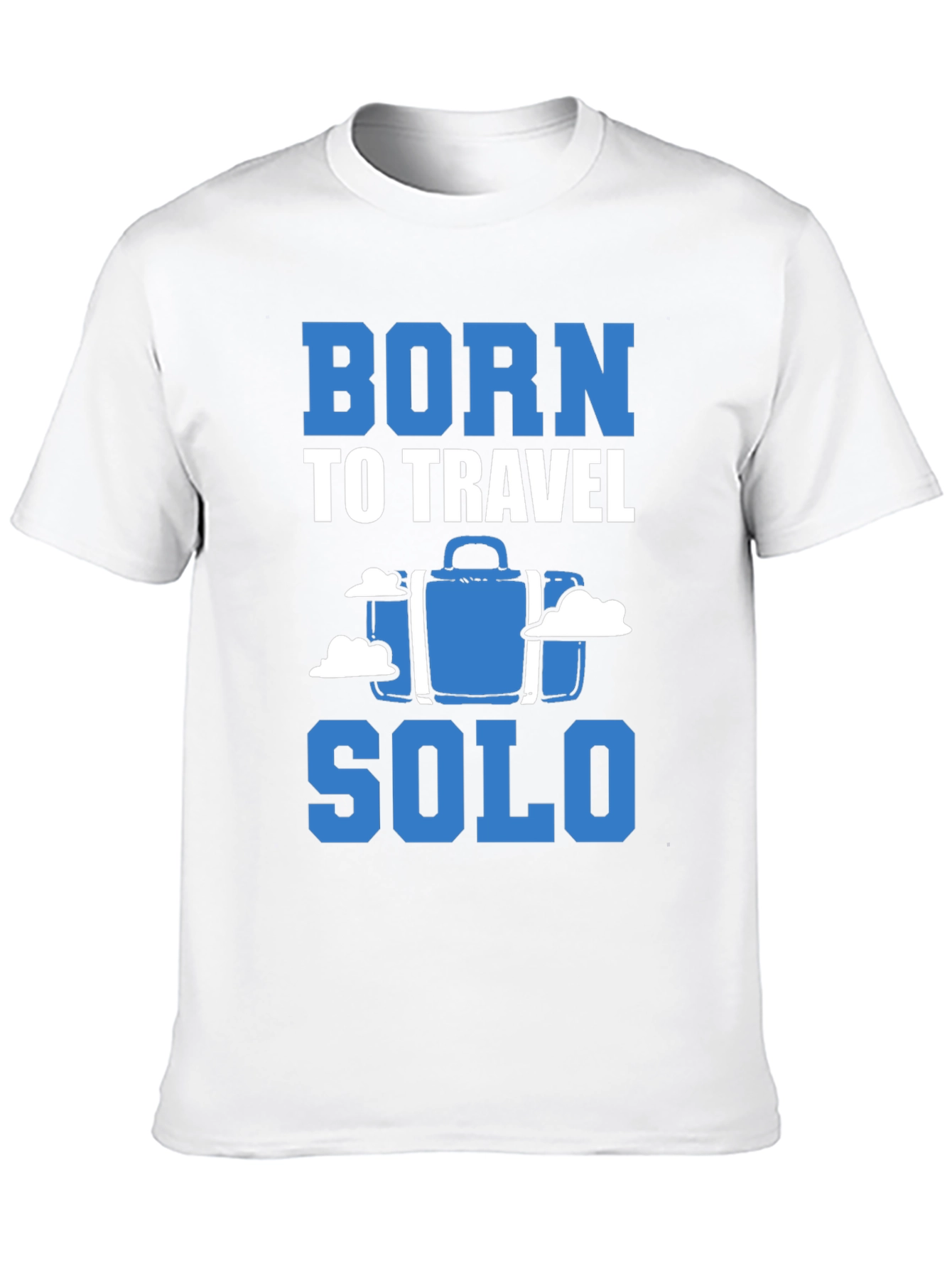Born to Travel Solo Black T-Shirt