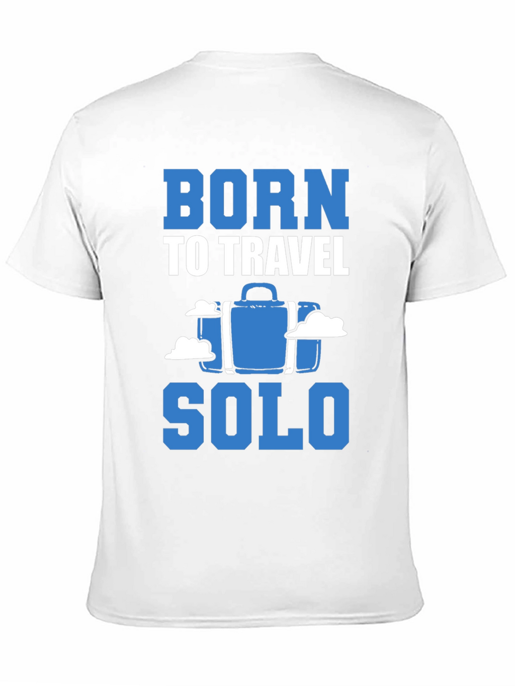 Born to Travel Solo Black T-Shirt